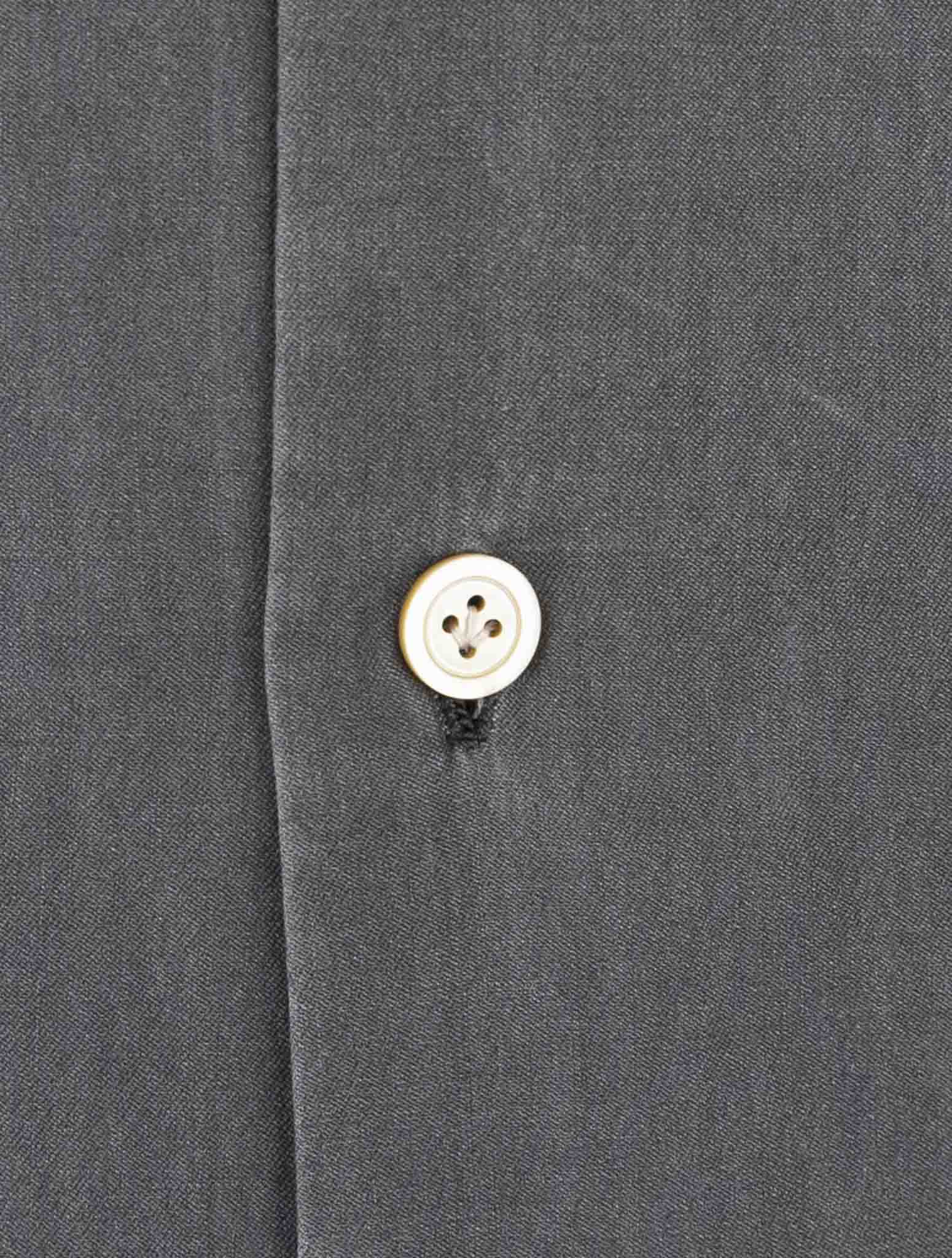 Kiton Taupe Cotton Shirt