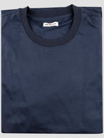 Kiton Blue Cotton T-Shirt