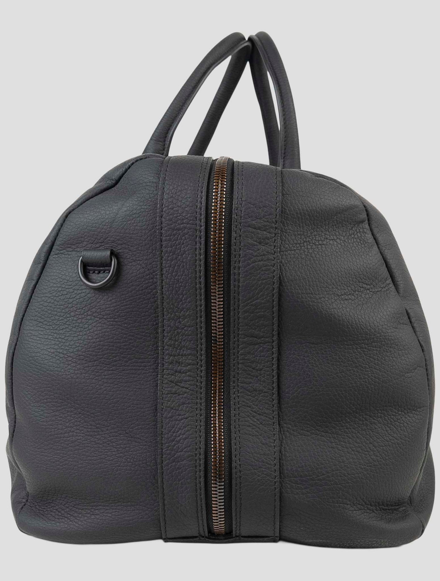 Kiton Black Leather Travelbag