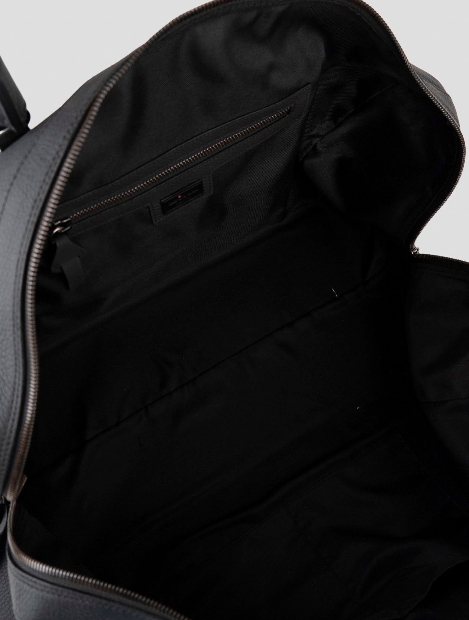 Kiton Black Leather Travelbag