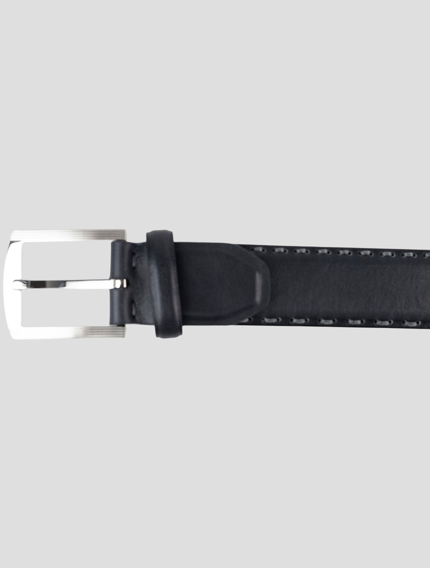 Kiton Blue Leather Belt