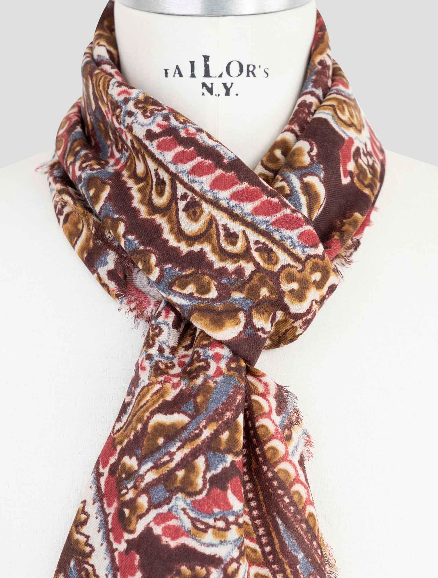 Kiton Multicolor Cashmere Scarf