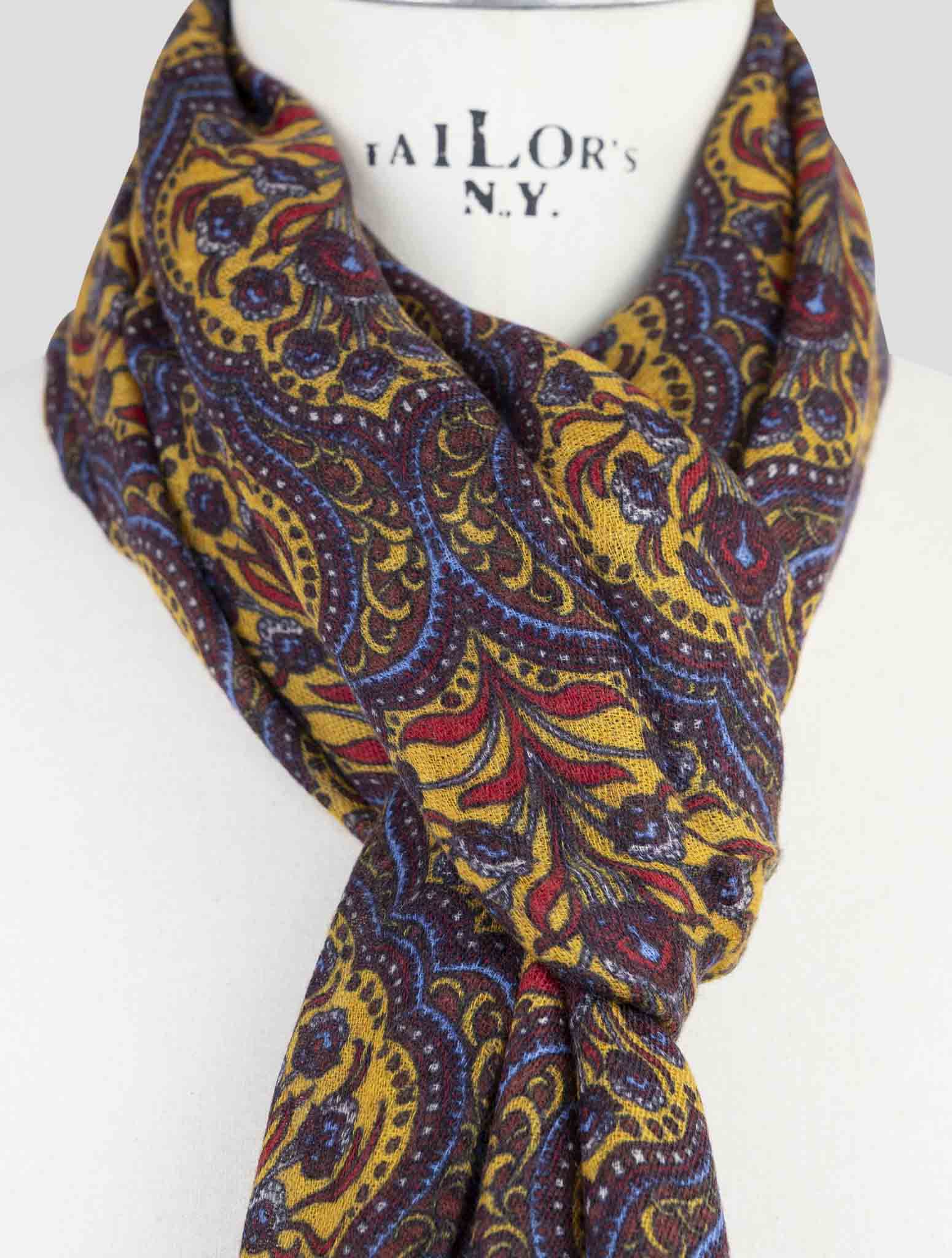 Kiton Multicolor Cashmere Scarf