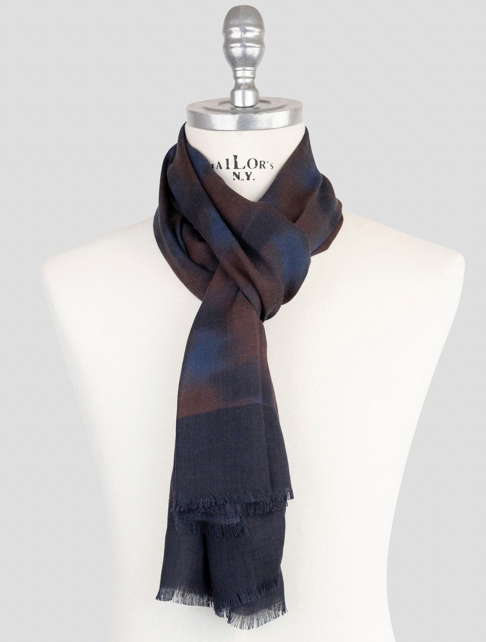 Kiton Multicolor Cashmere Scarf