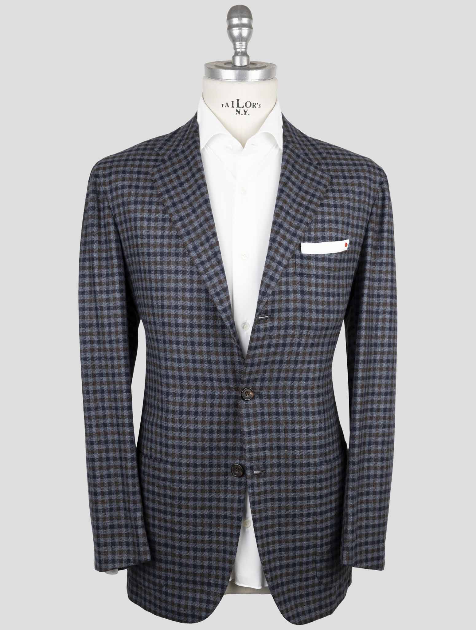 Kiton Multicolor Cashmere Vicuna Peru Silk Blazer