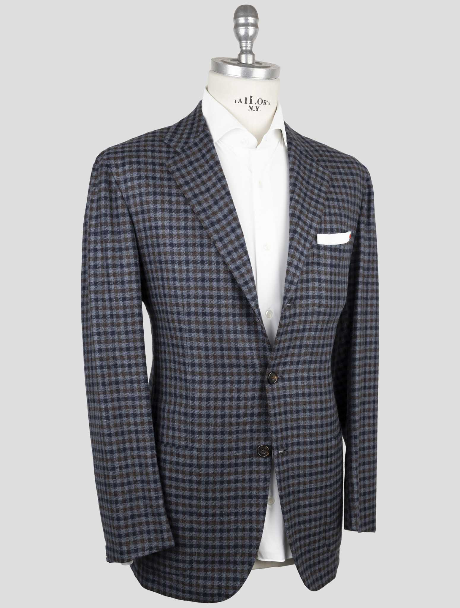 Kiton Multicolor Cashmere Vicuna Peru Silk Blazer