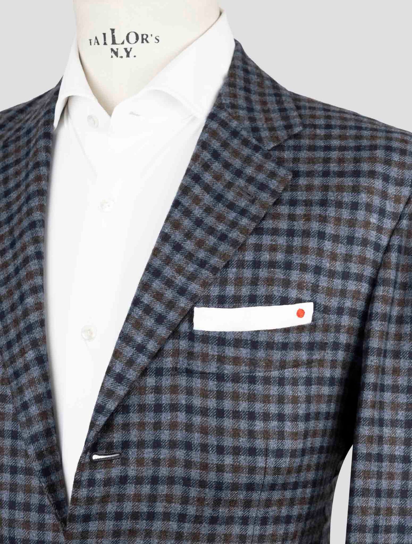 Kiton Multicolor Cashmere Vicuna Peru Silk Blazer