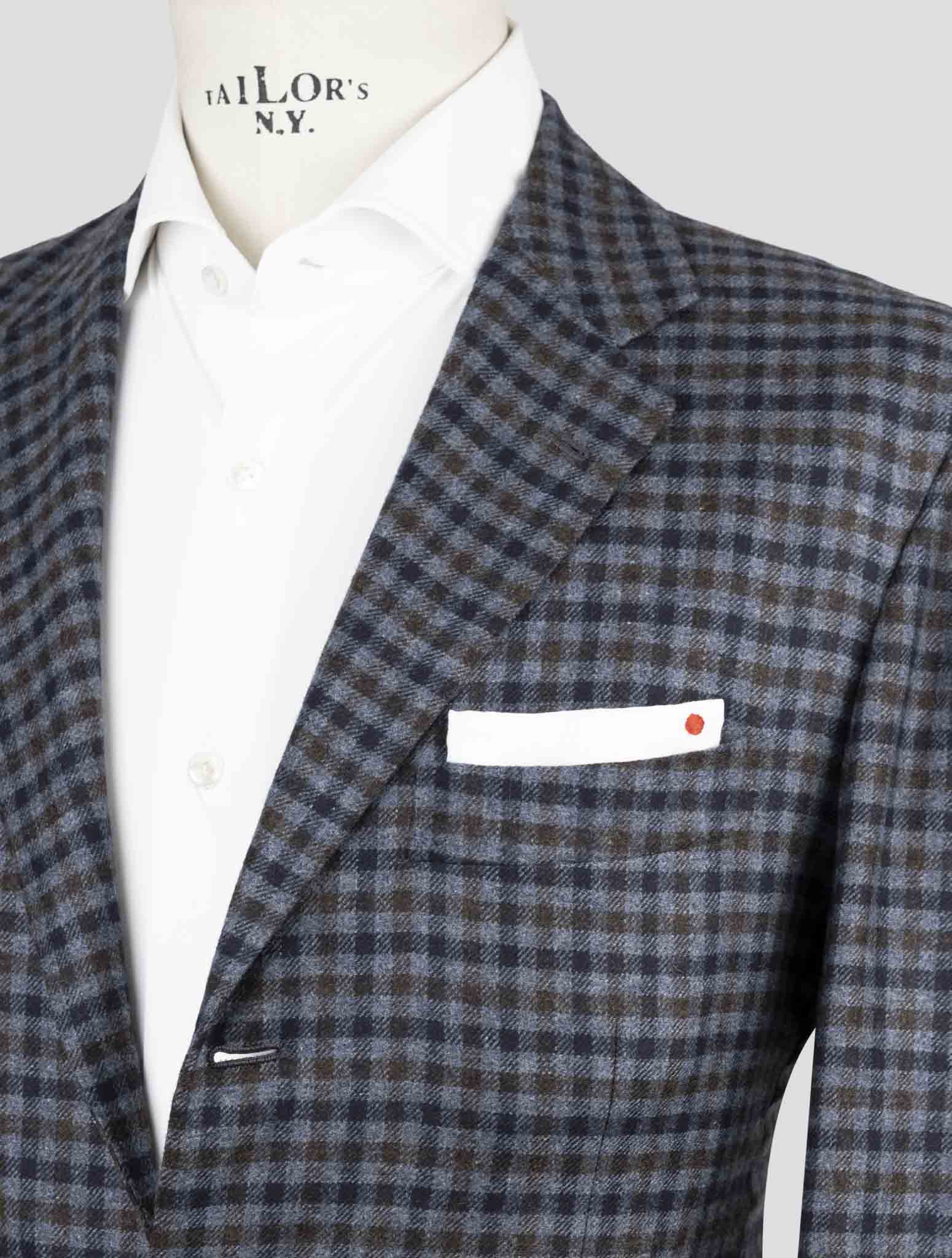 Kiton Multicolor Cashmere Vicuna Peru Silk Blazer