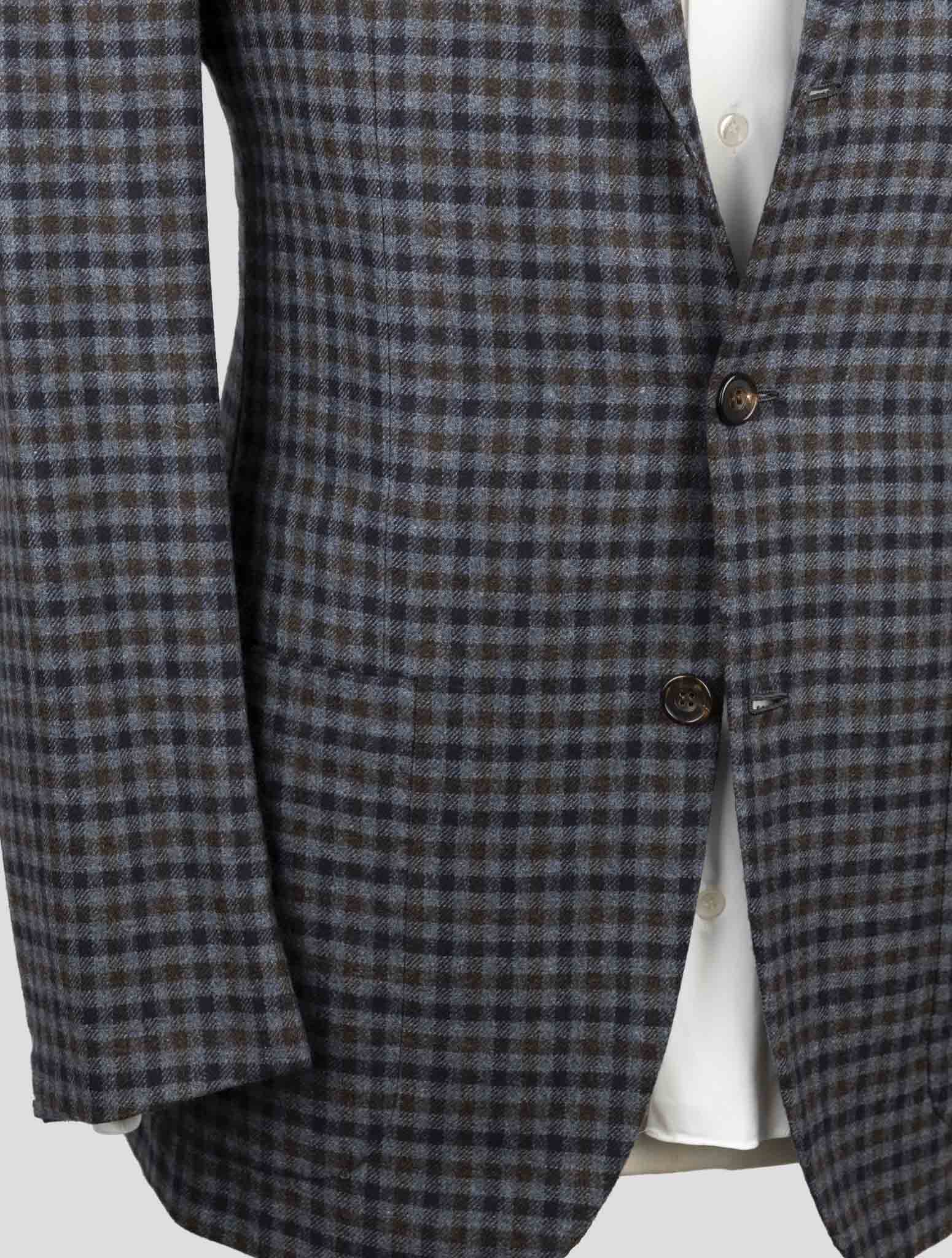 Kiton Multicolor Cashmere Vicuna Peru Silk Blazer