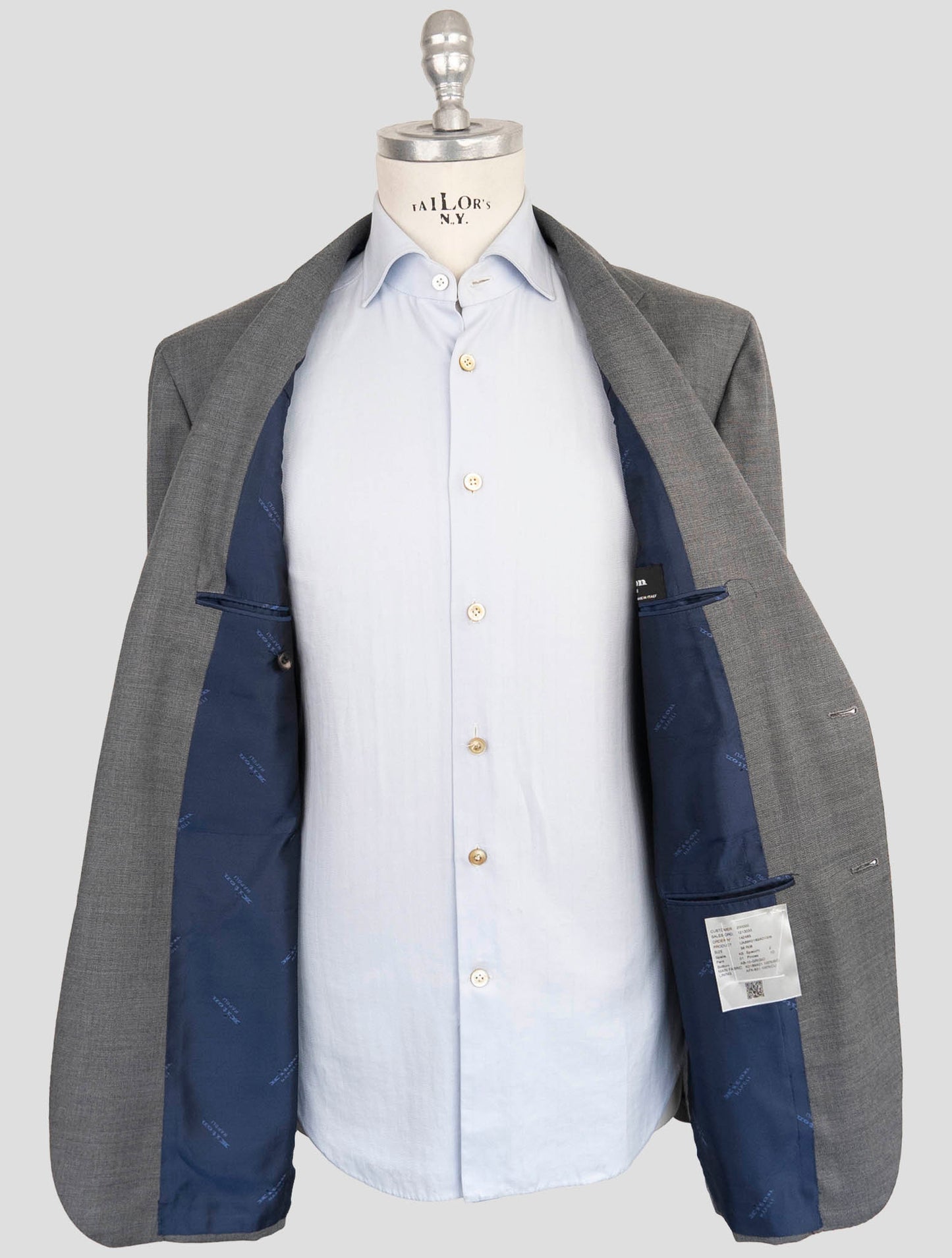 Kiton Gray Wool Suit