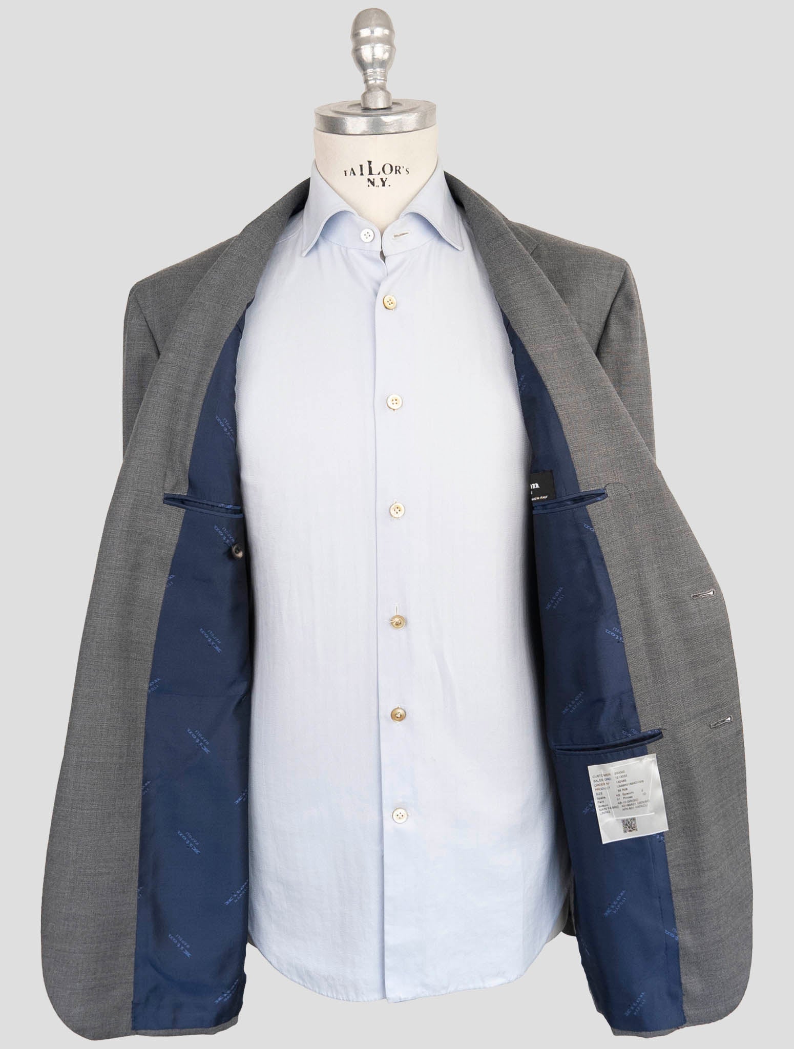 Kiton Gray Wool Suit