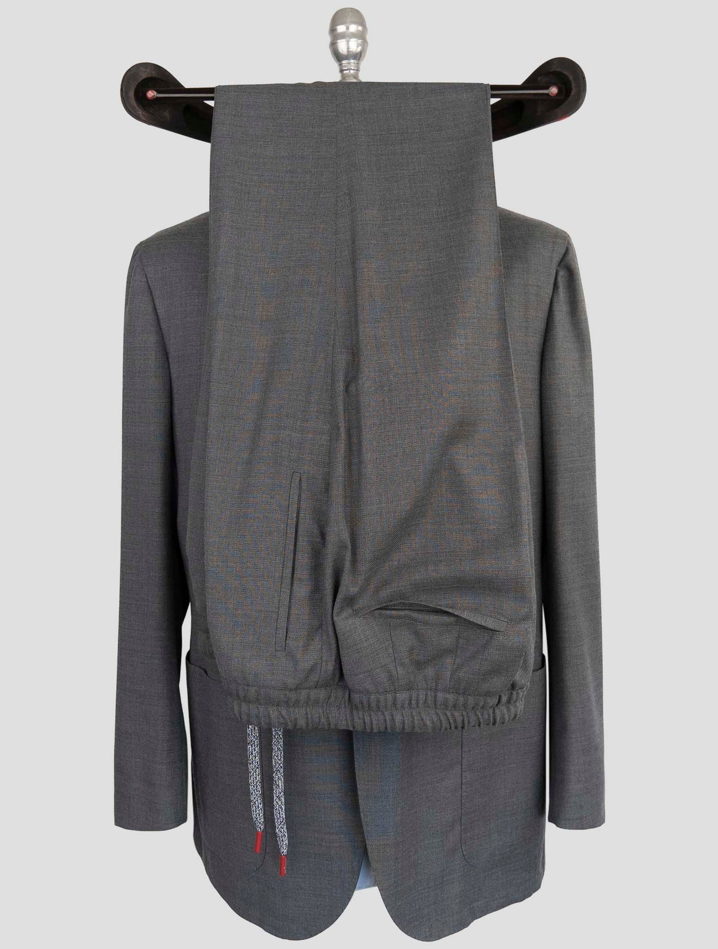 Kiton Gray Wool Suit