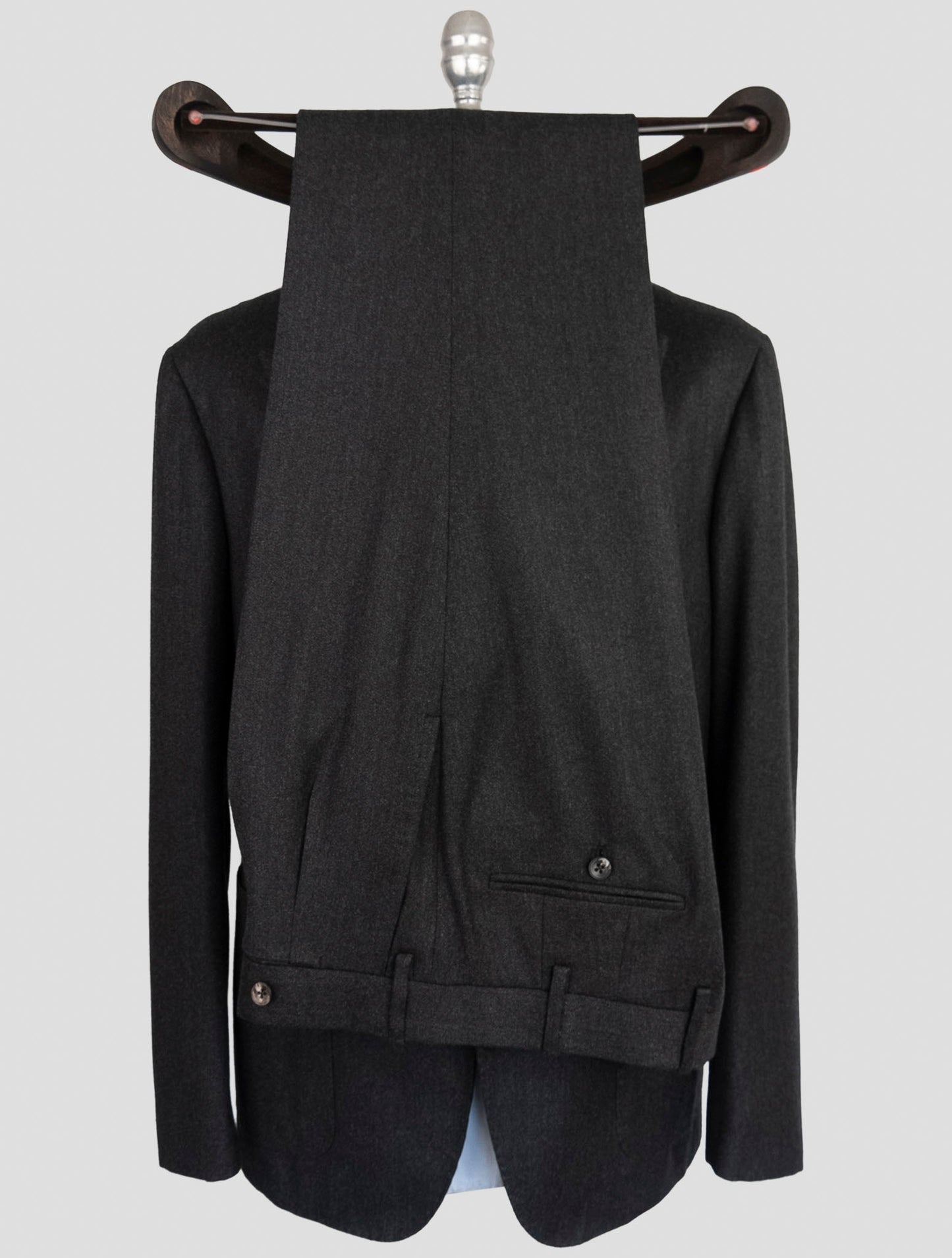 Kiton Dark Gray Cashmere Suit