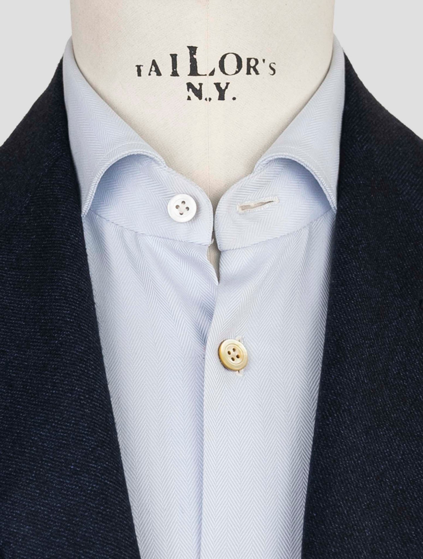 Kiton Blue Cashmere Suit