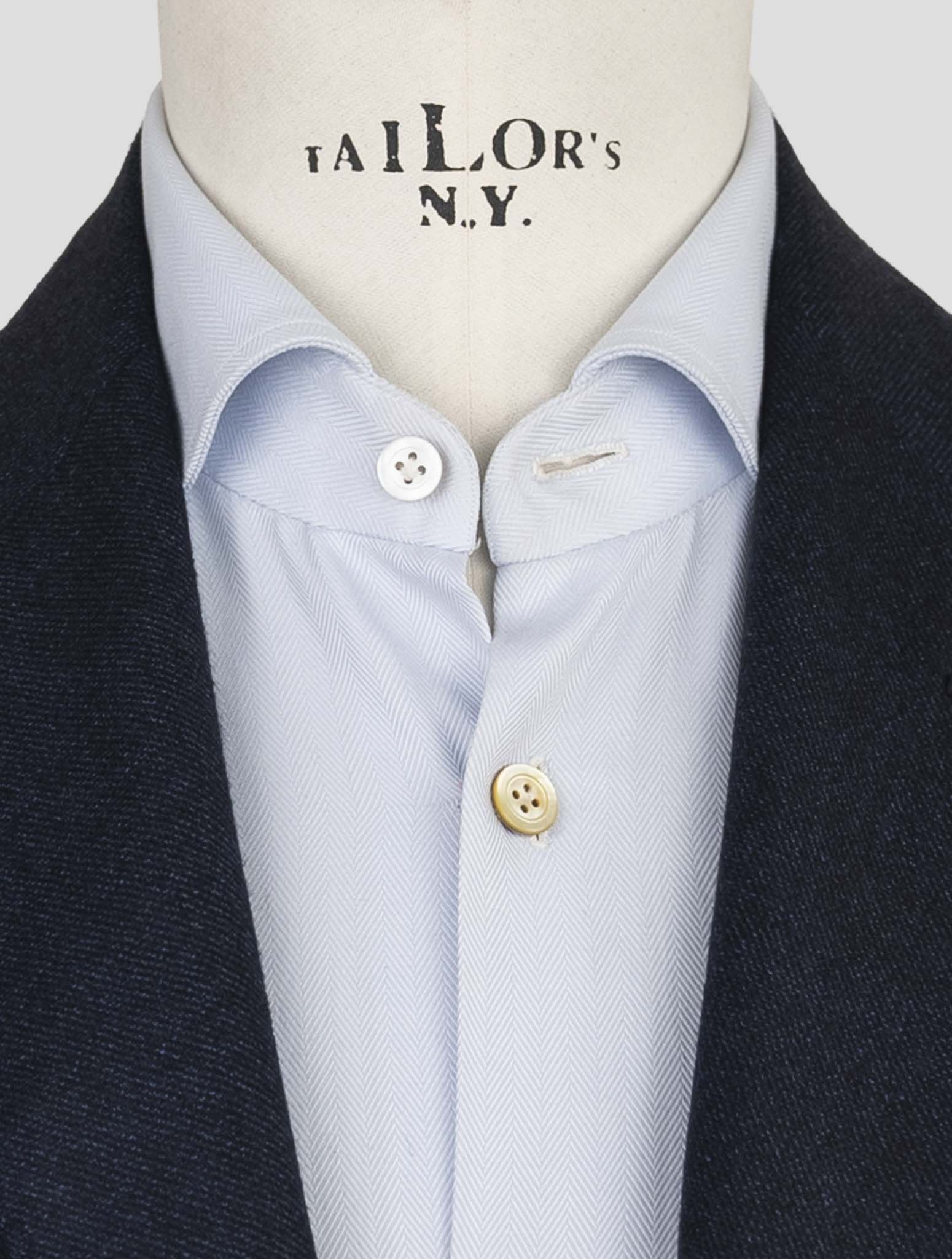 Kiton Blue Cashmere Suit