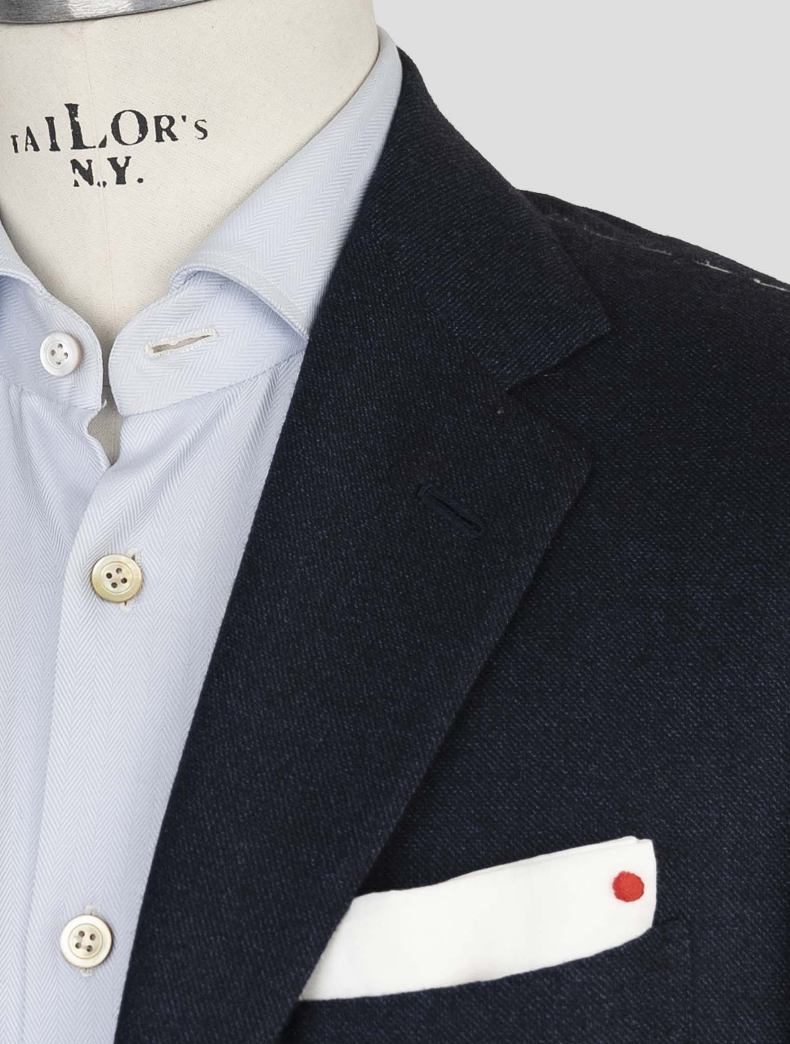 Kiton Blue Cashmere Suit