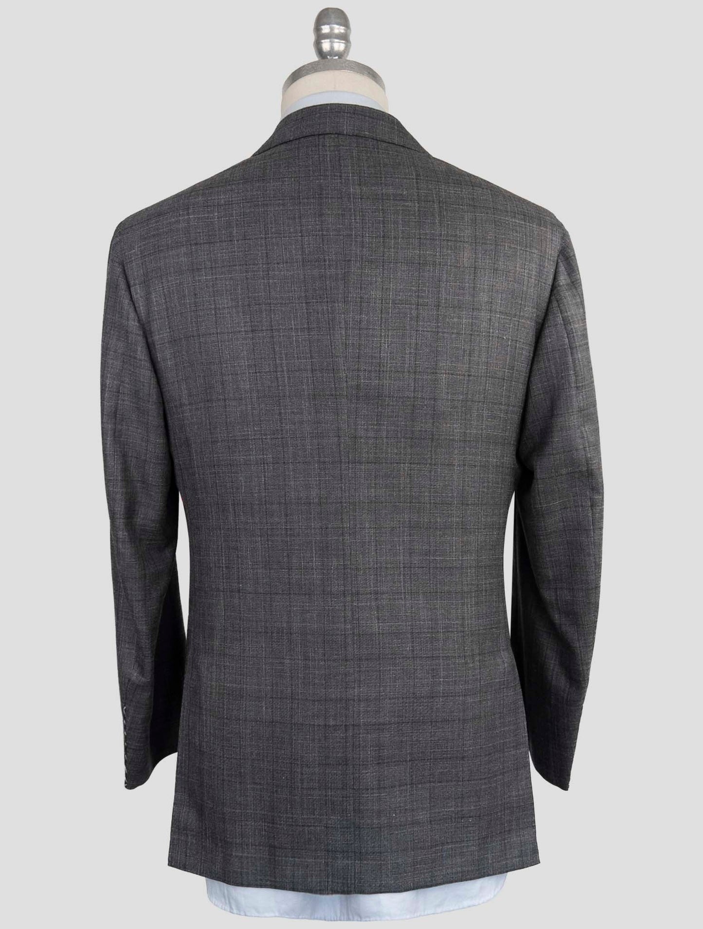Kiton Gray Cashmere Silk Linen Suit