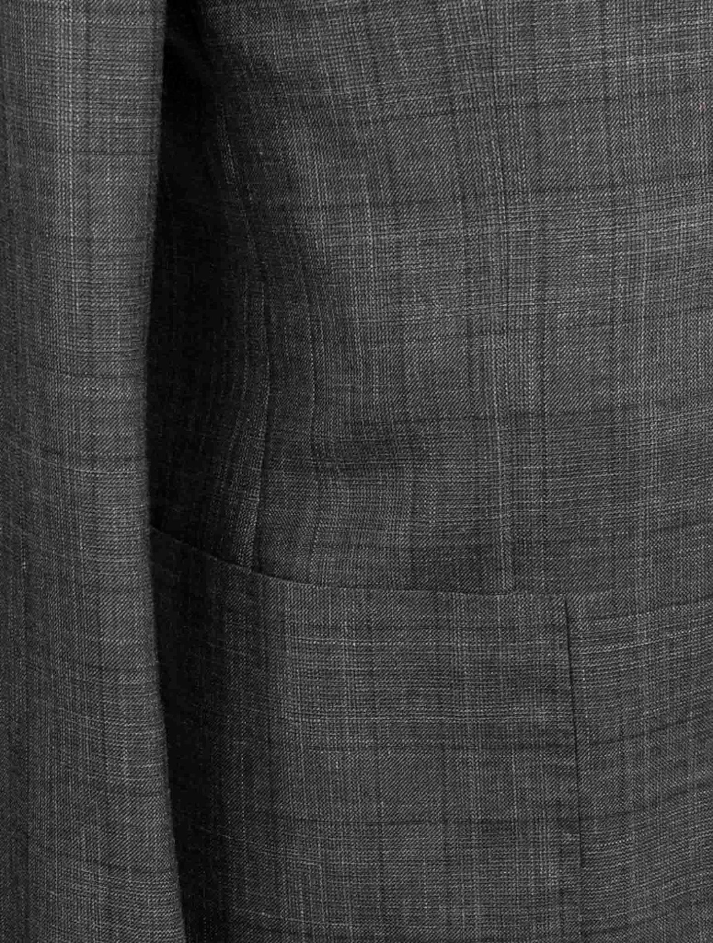 Kiton Gray Cashmere Silk Linen Suit