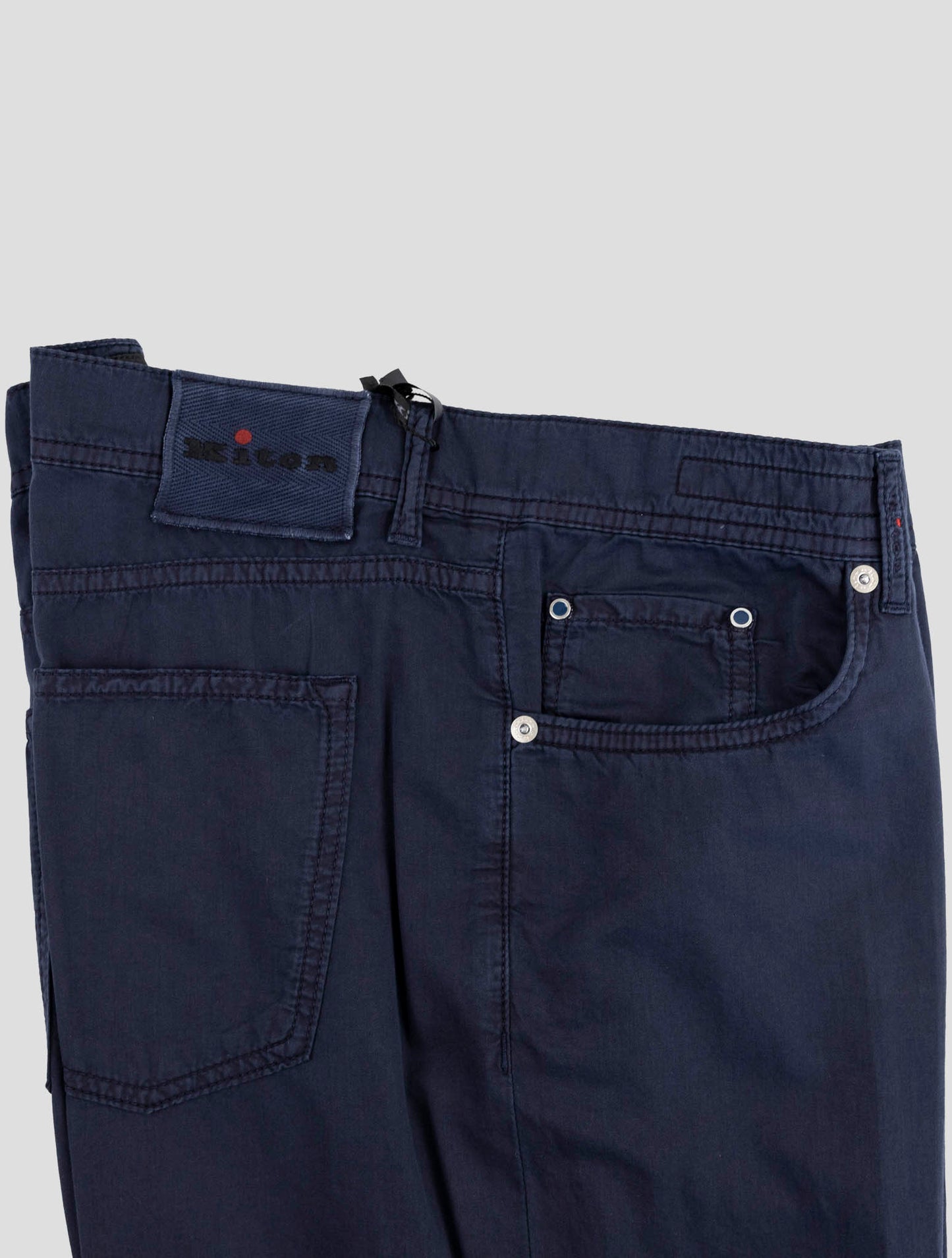 Kiton Blue Cotton Ea Jeans