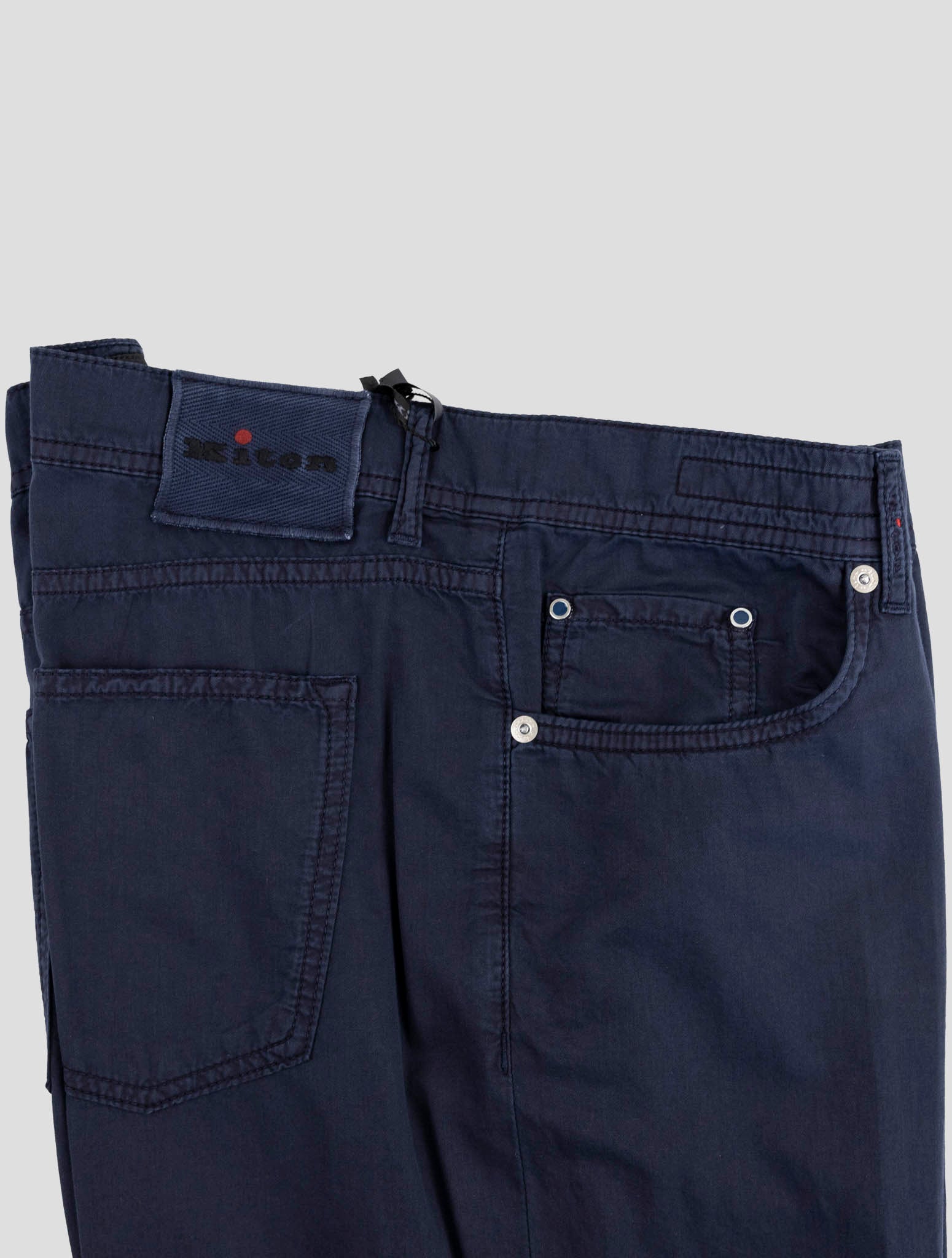 Kiton Blue Cotton Ea Jeans