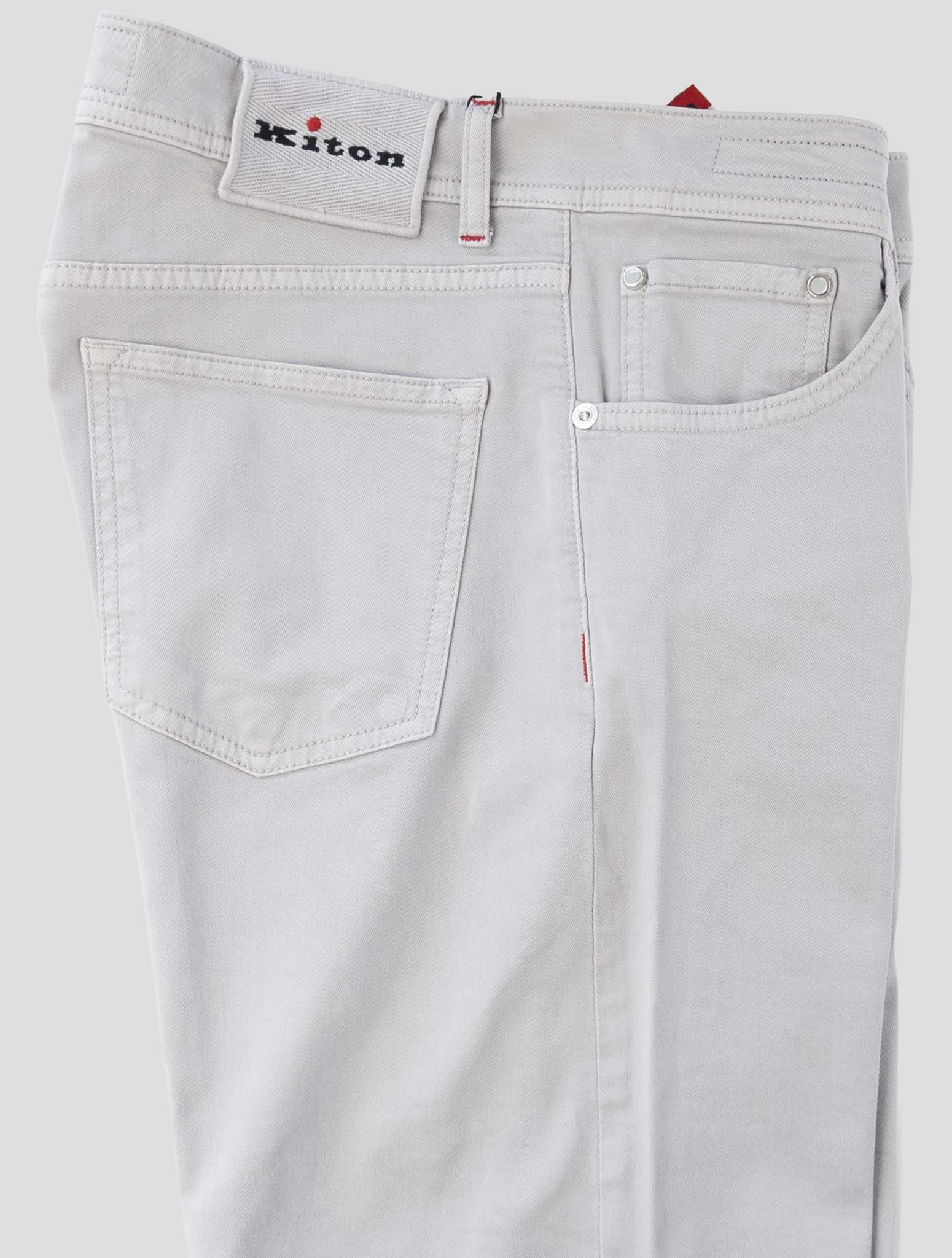 Kiton Blue Cotton Ea Jeans