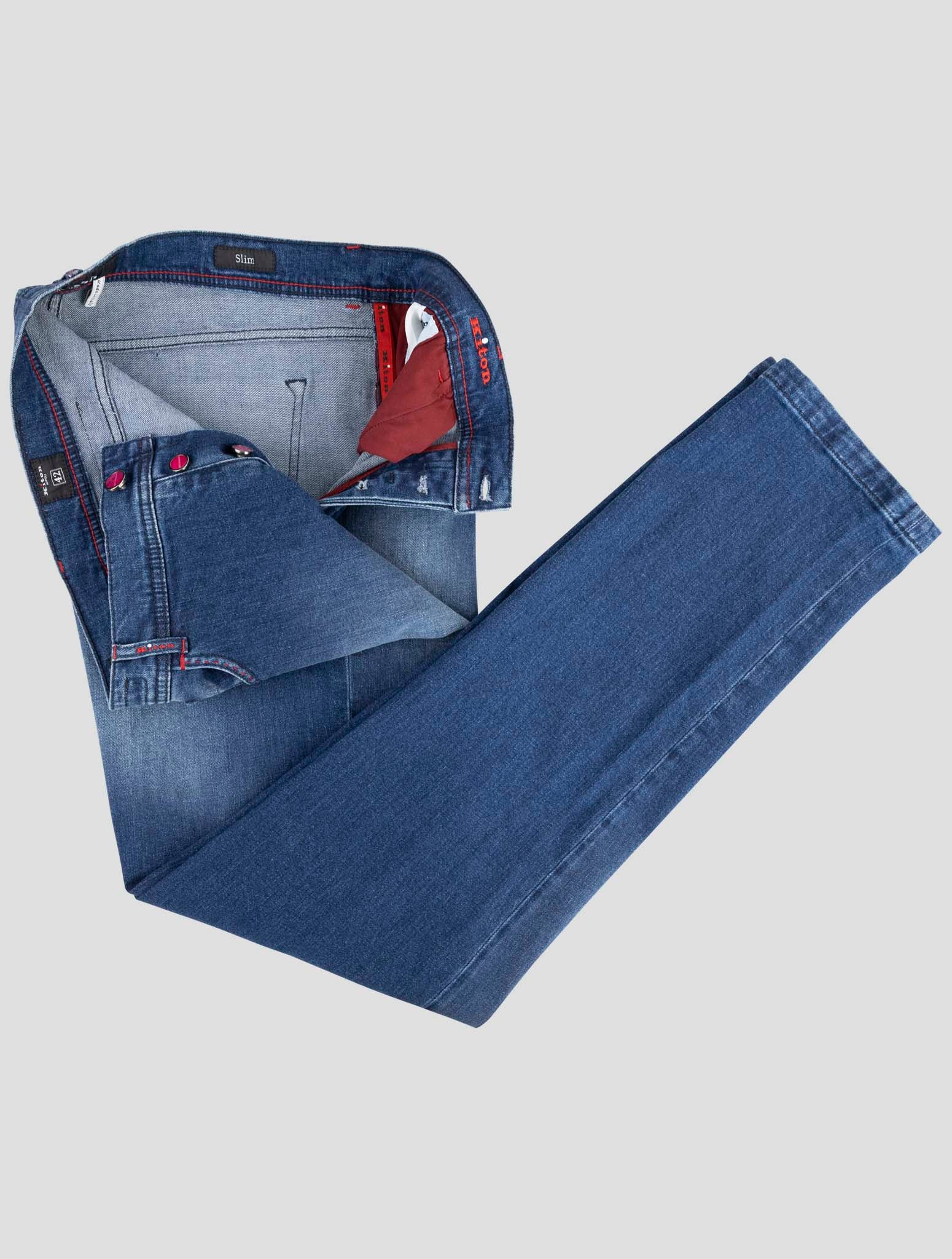 Kiton Denim Cotton Ea Jeans