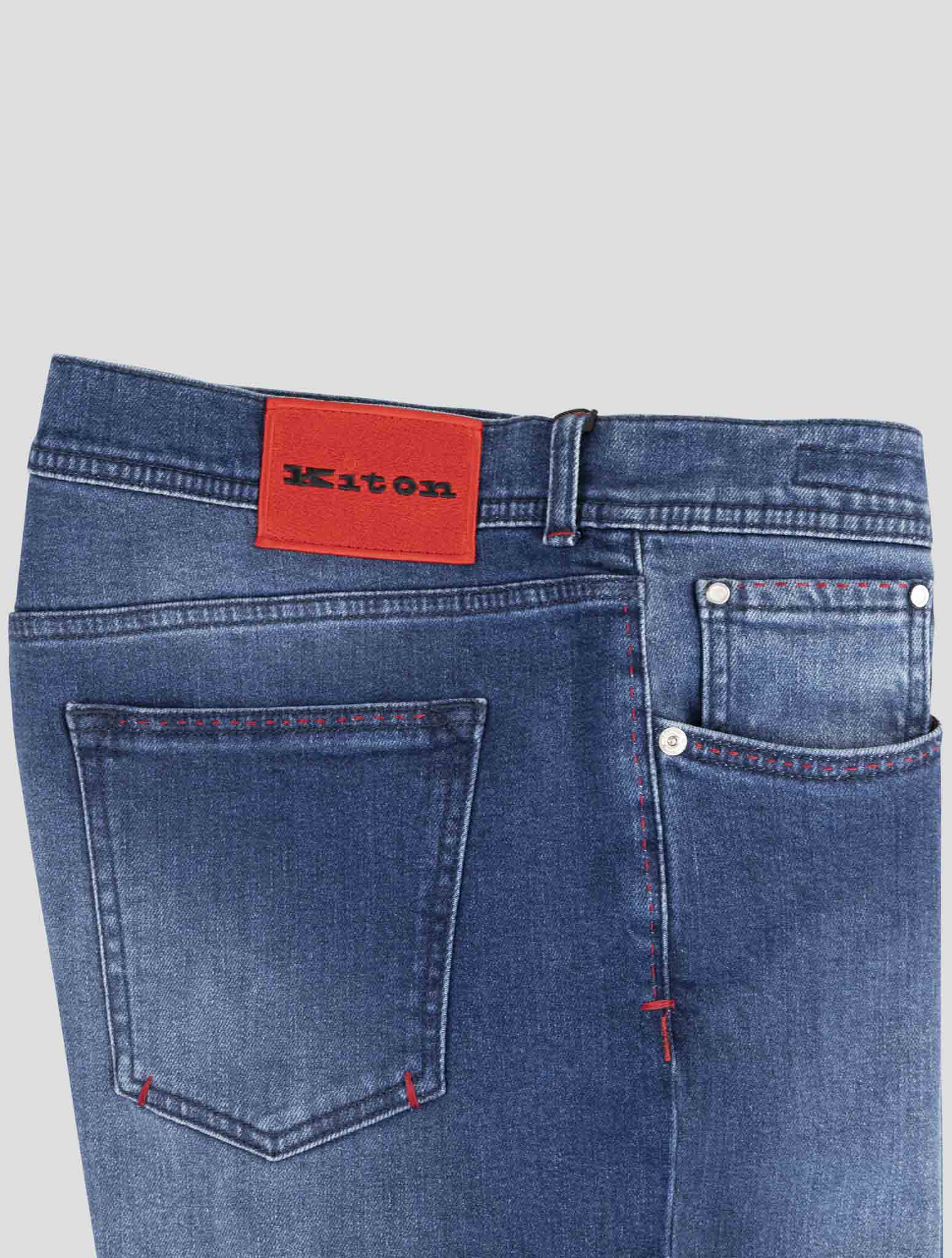 Kiton Denim Cotton Ea Jeans