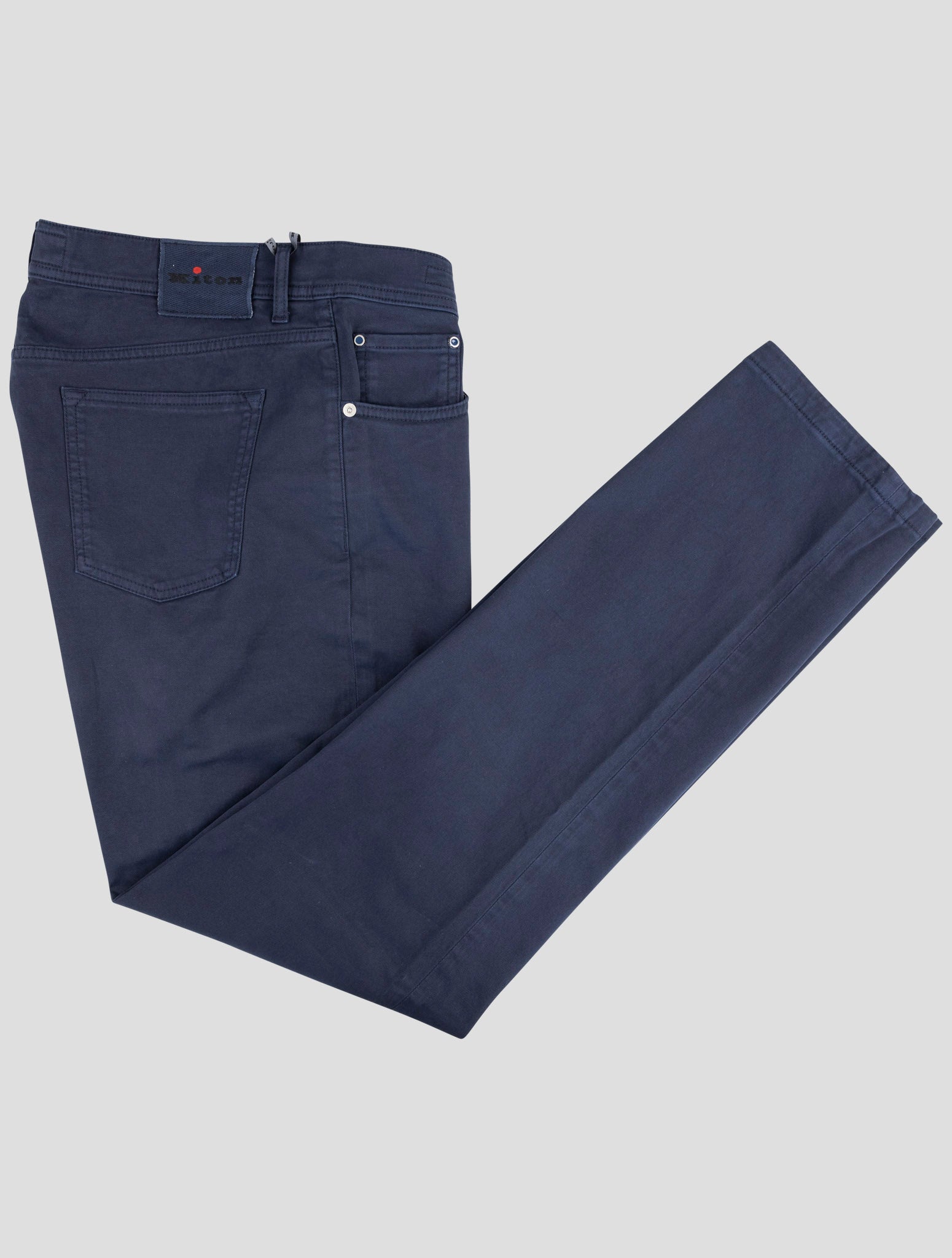 Kiton Blue Cotton Ea Jeans