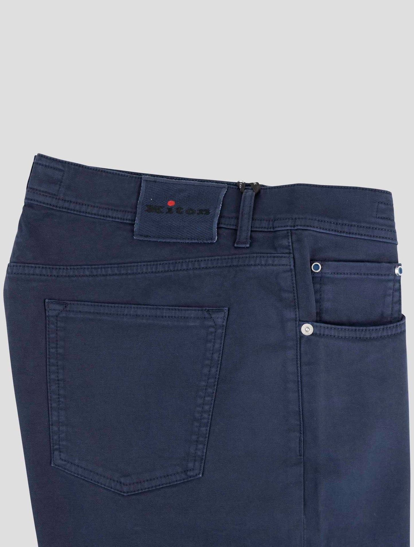 Kiton Blue Cotton Ea Jeans