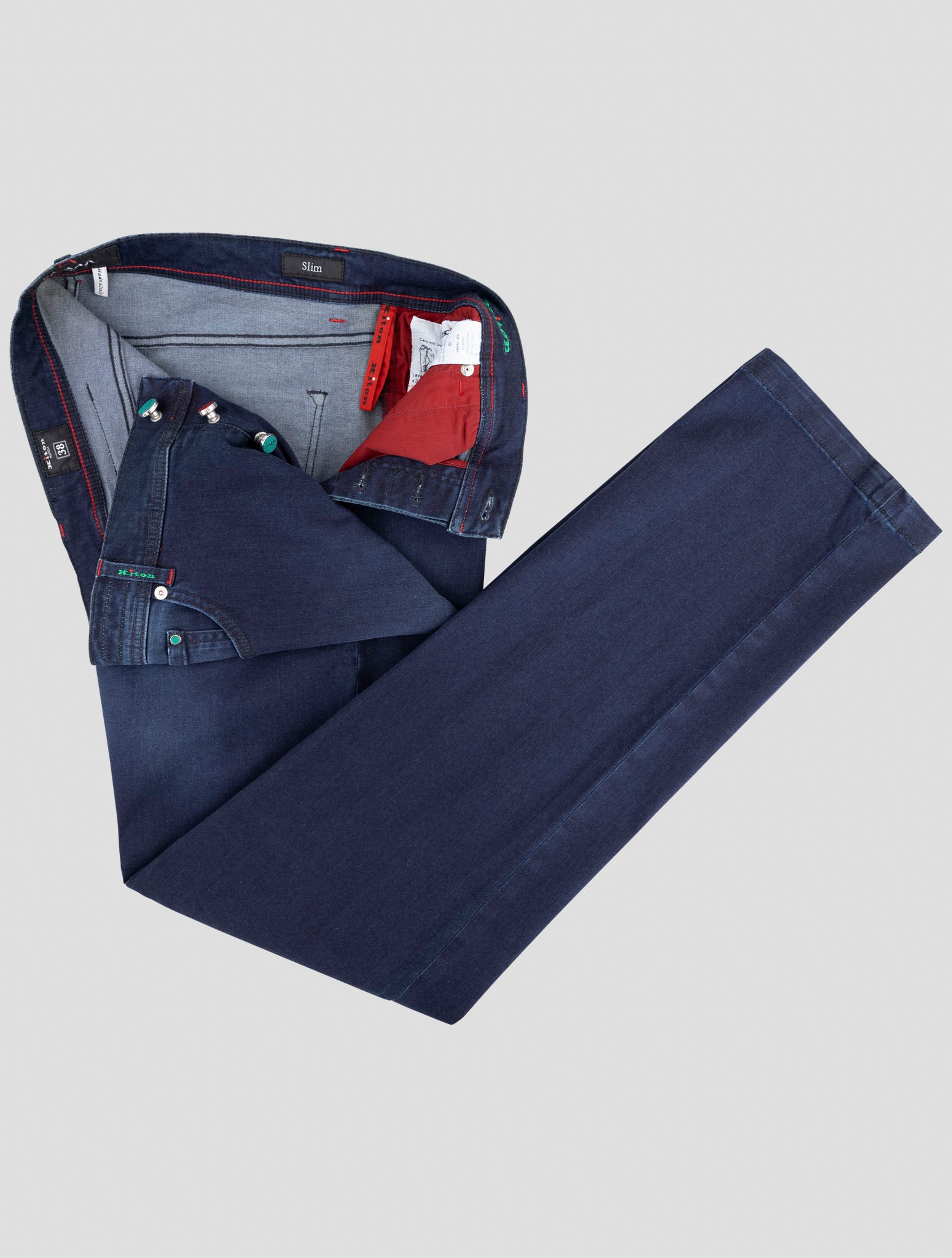 Kiton Denim Cotton Ea Jeans