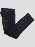 Kiton Brown Cotton Ea Jeans