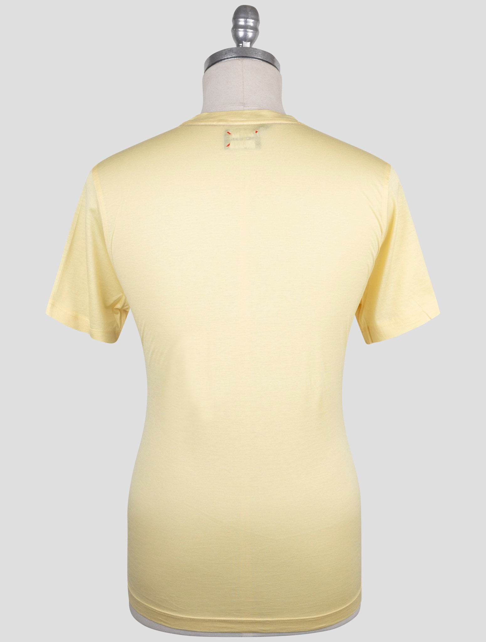 Kiton Yellow Cotton T-Shirt
