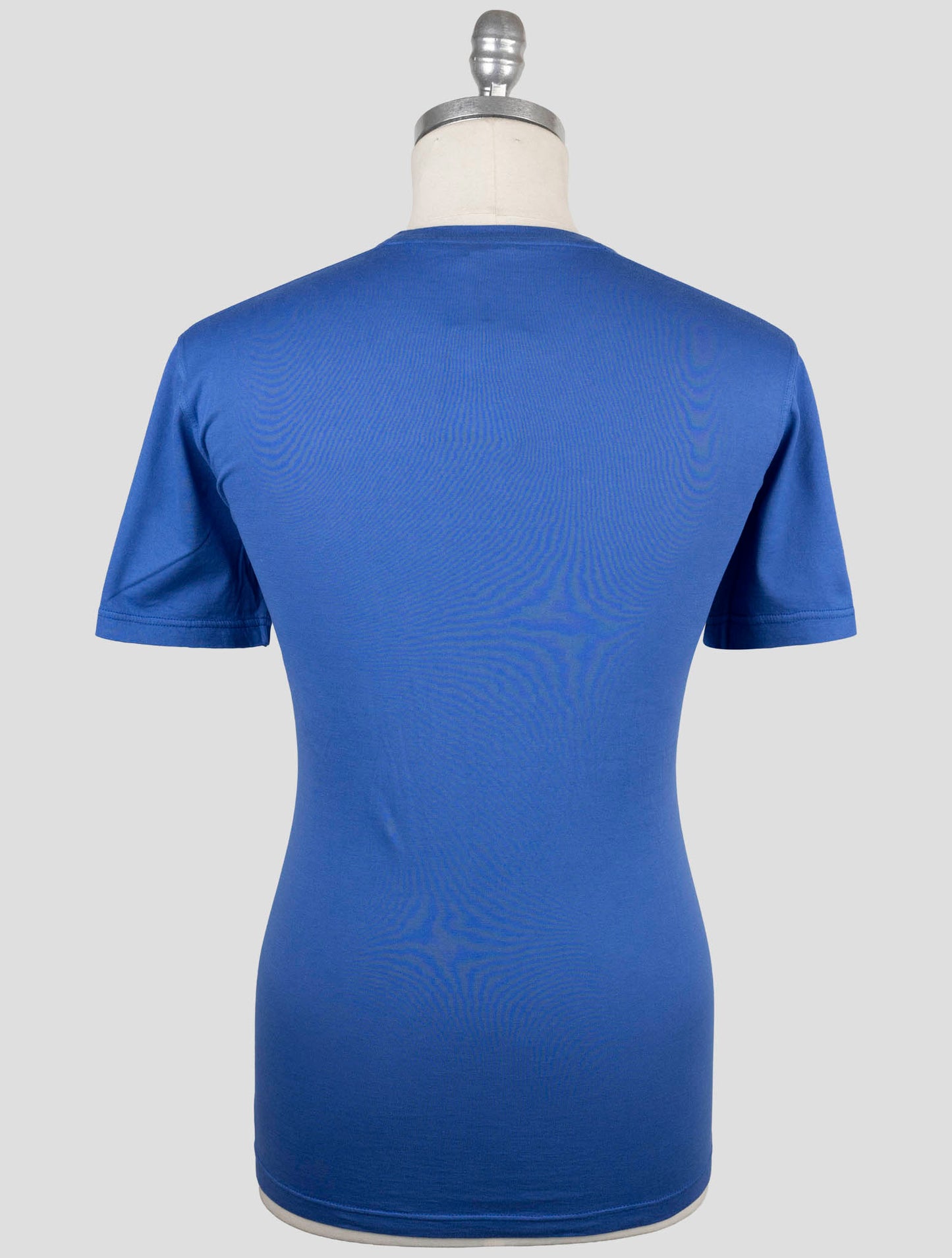 Kiton Blue Cotton Cashmere T-Shirt