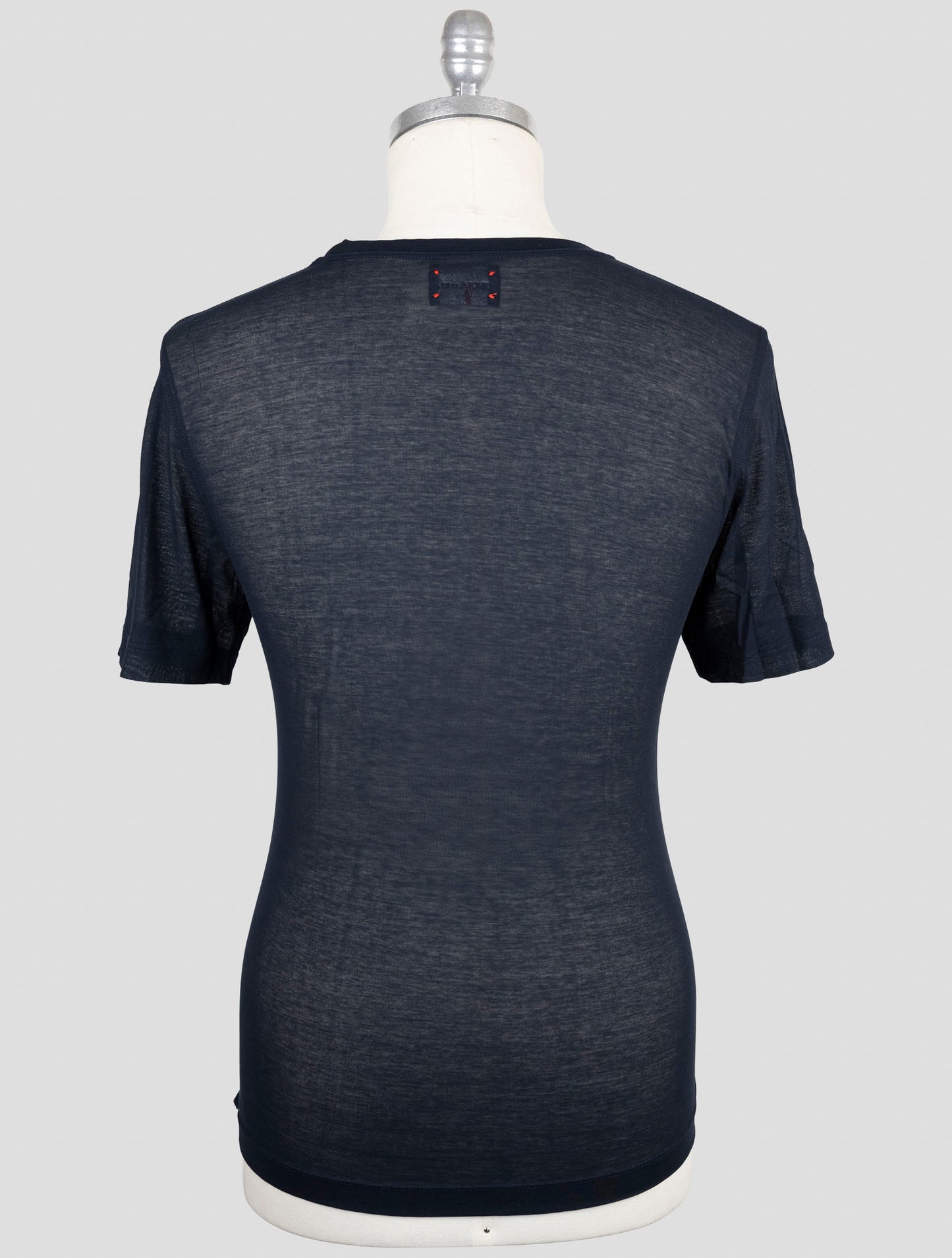 Kiton Dark Blue Cotton T-Shirt