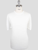 Kiton White Cotton T-Shirt