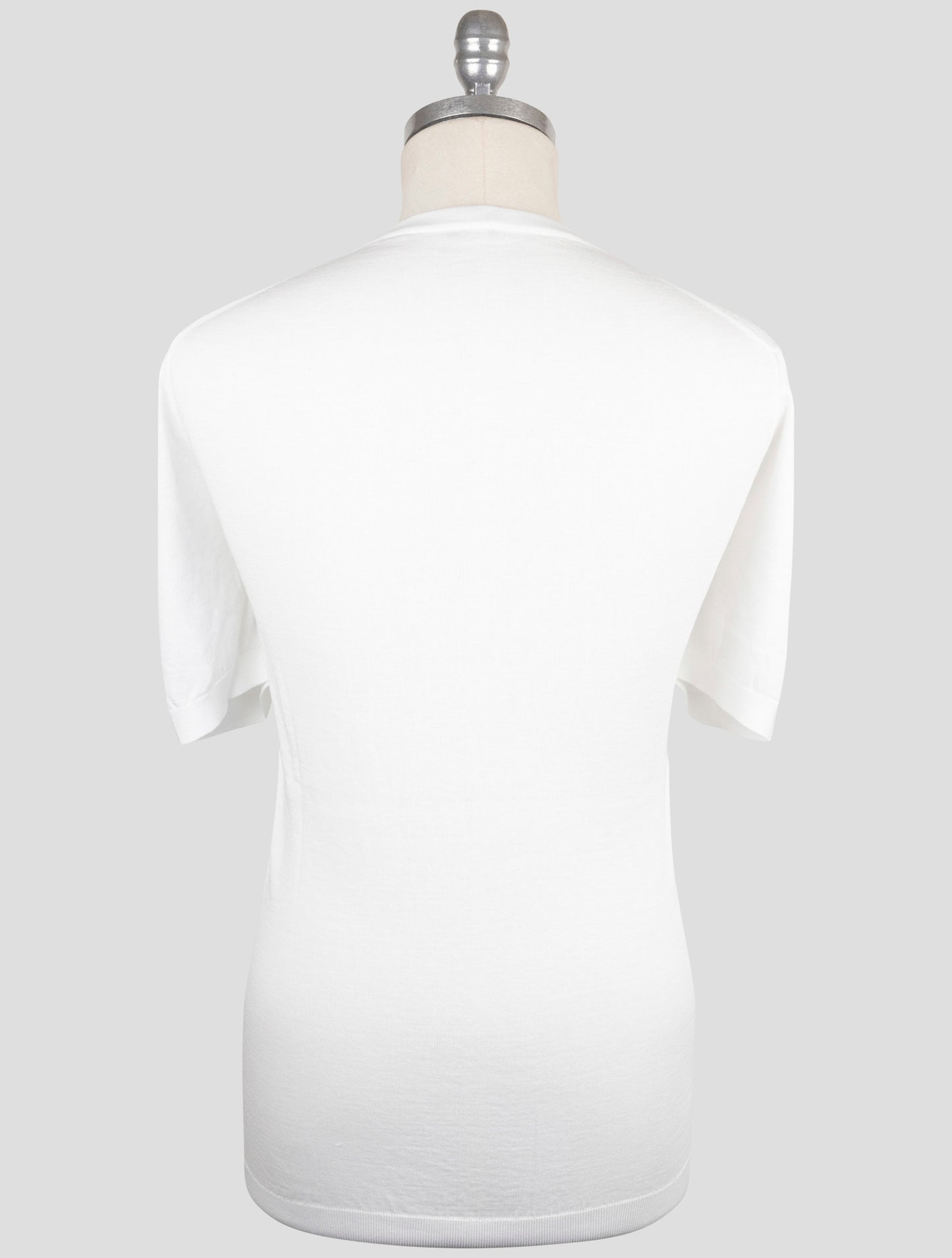 Kiton White Cotton T-Shirt