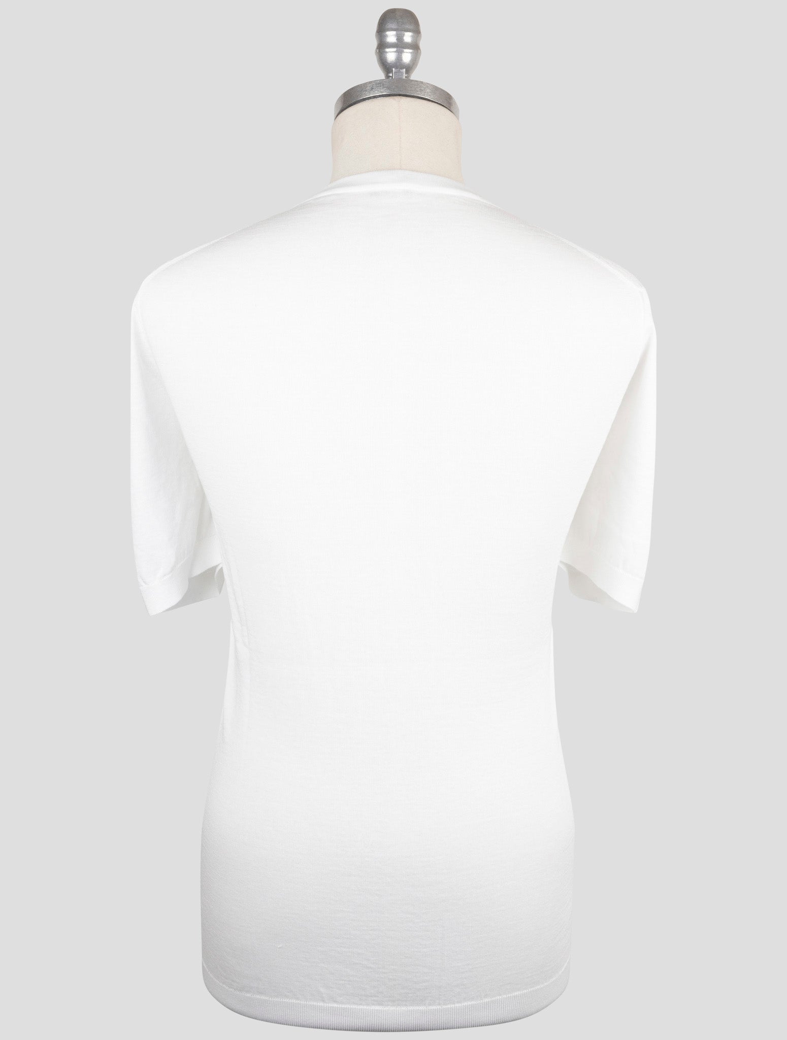 Kiton White Cotton T-Shirt
