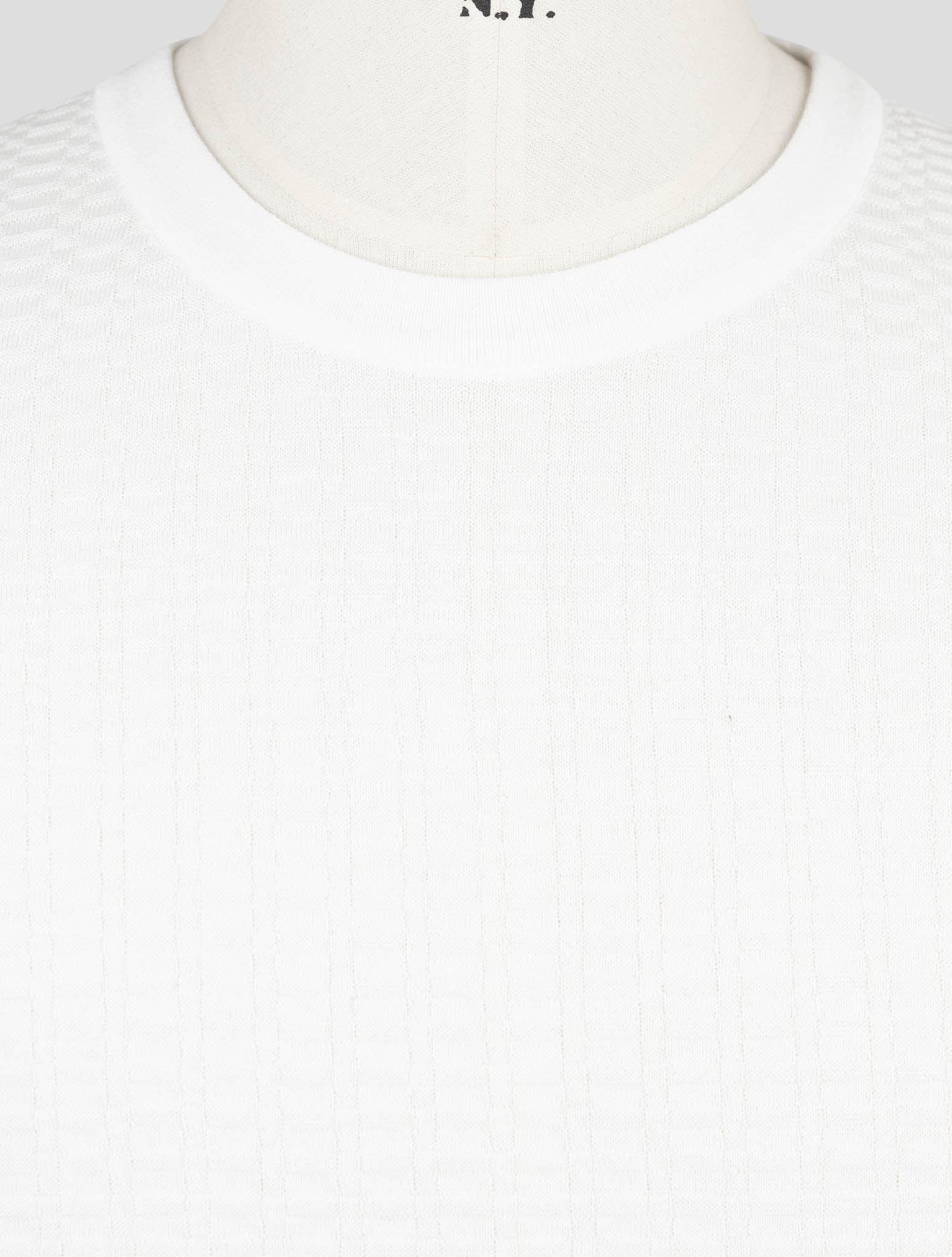 Kiton White Cotton T-Shirt