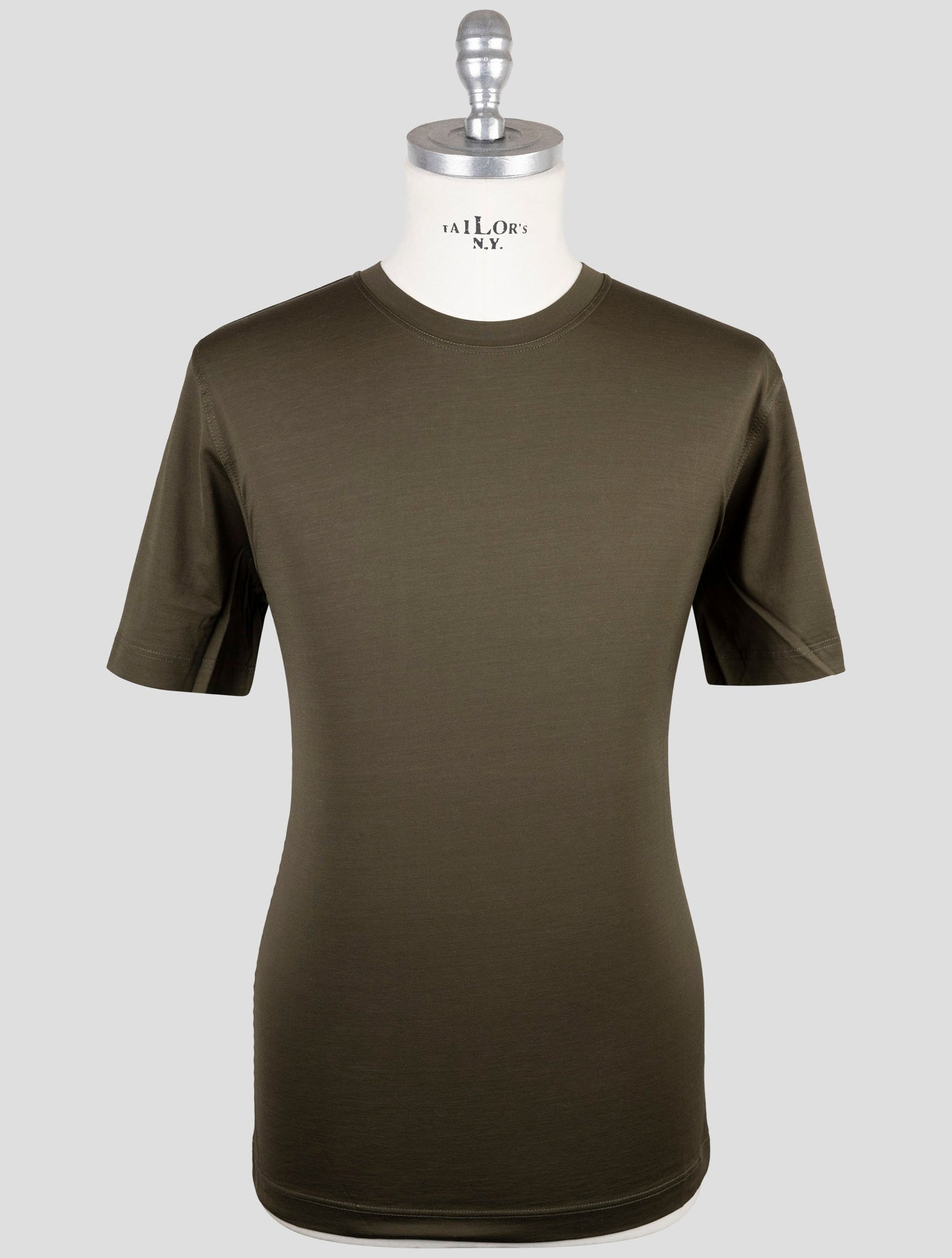 Kiton Green Cotton T-Shirt