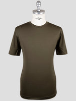 Kiton Green Cotton T-Shirt