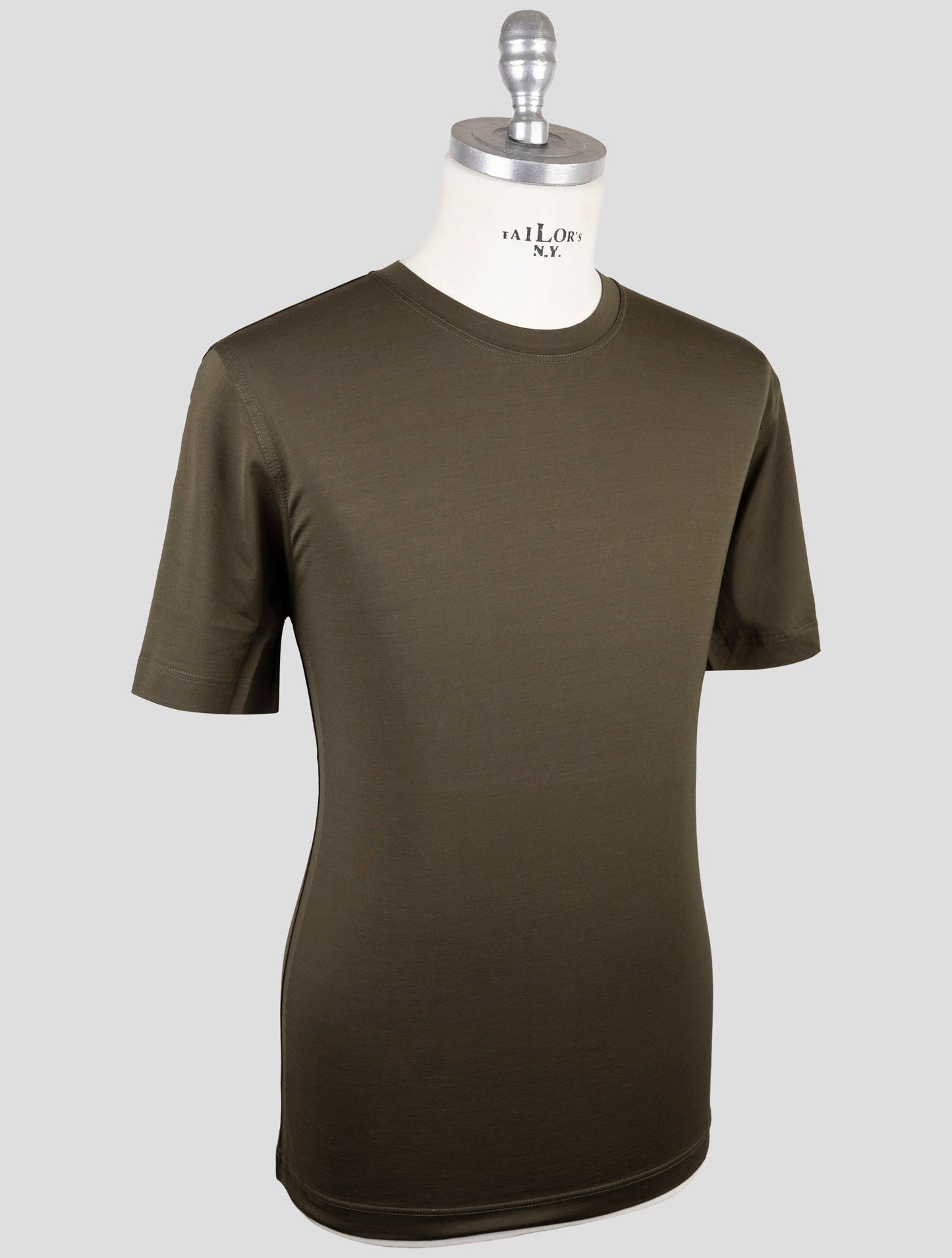 Kiton Green Cotton T-Shirt