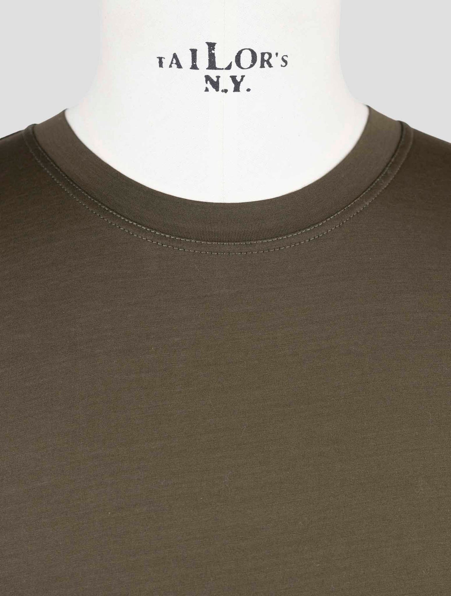 Kiton Green Cotton T-Shirt