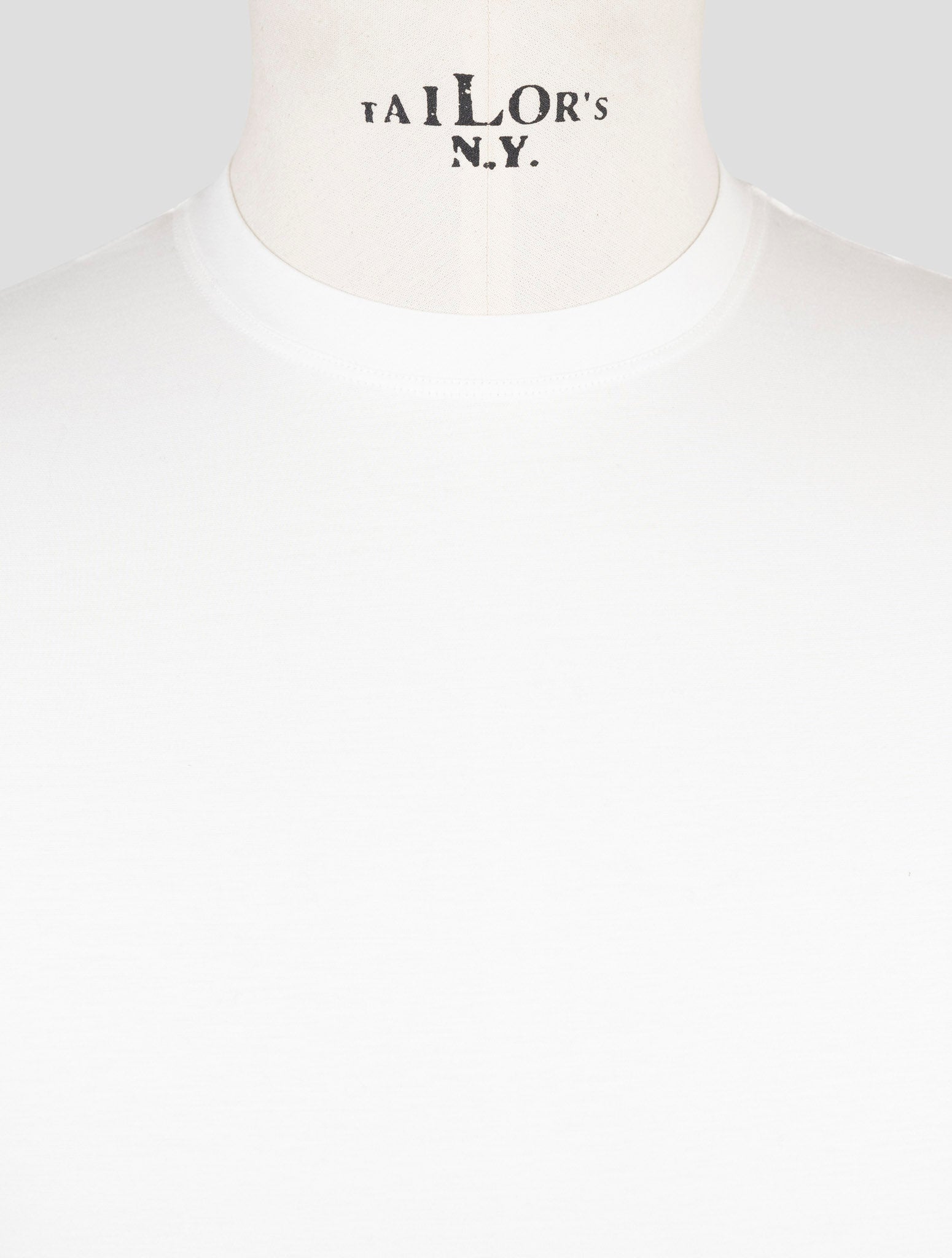 Kiton White Cotton Special Edition Plus One T-Shirt