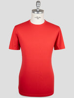 Kiton Red Cotton Cashmere T-Shirt