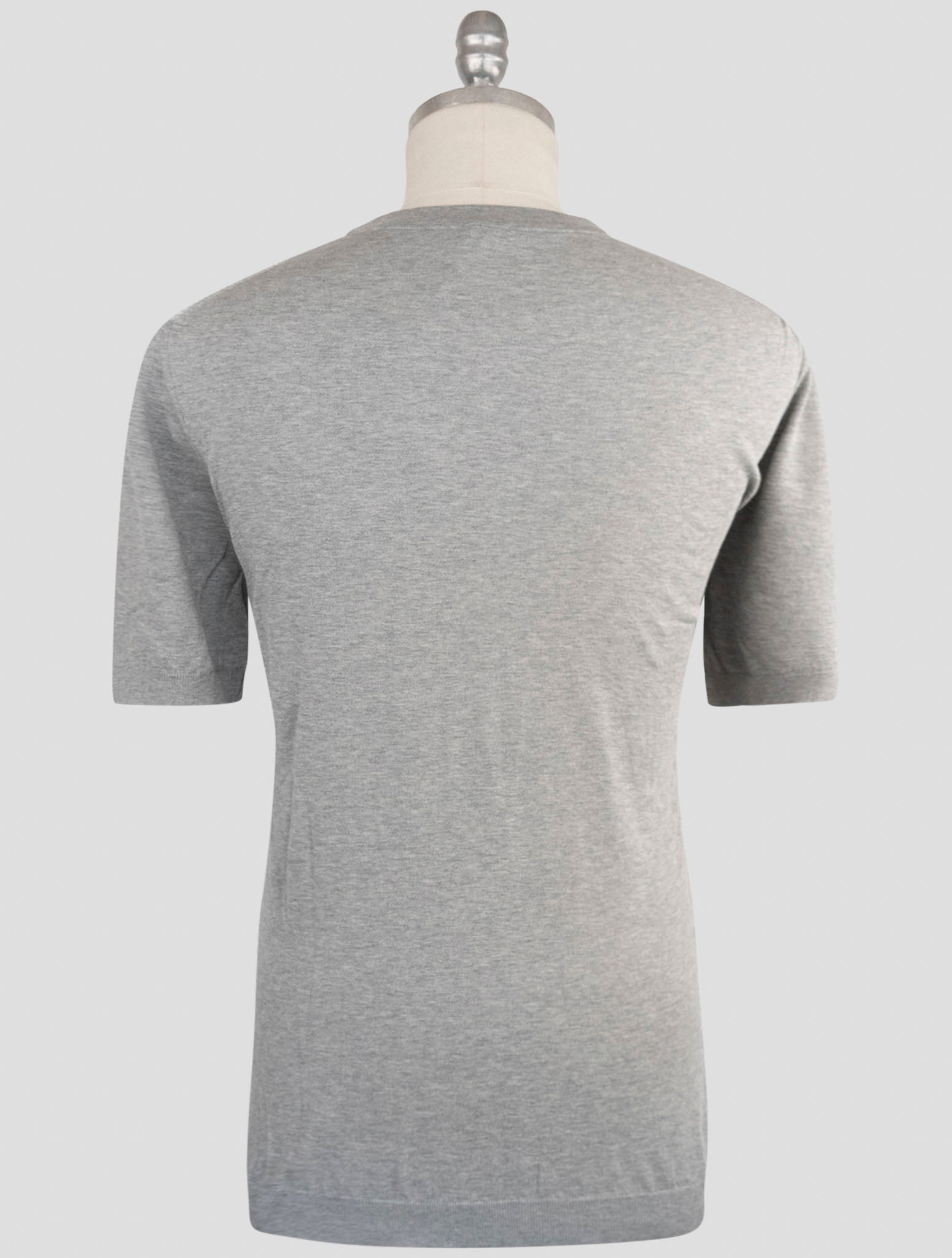 Kiton Gray Cotton T-Shirt