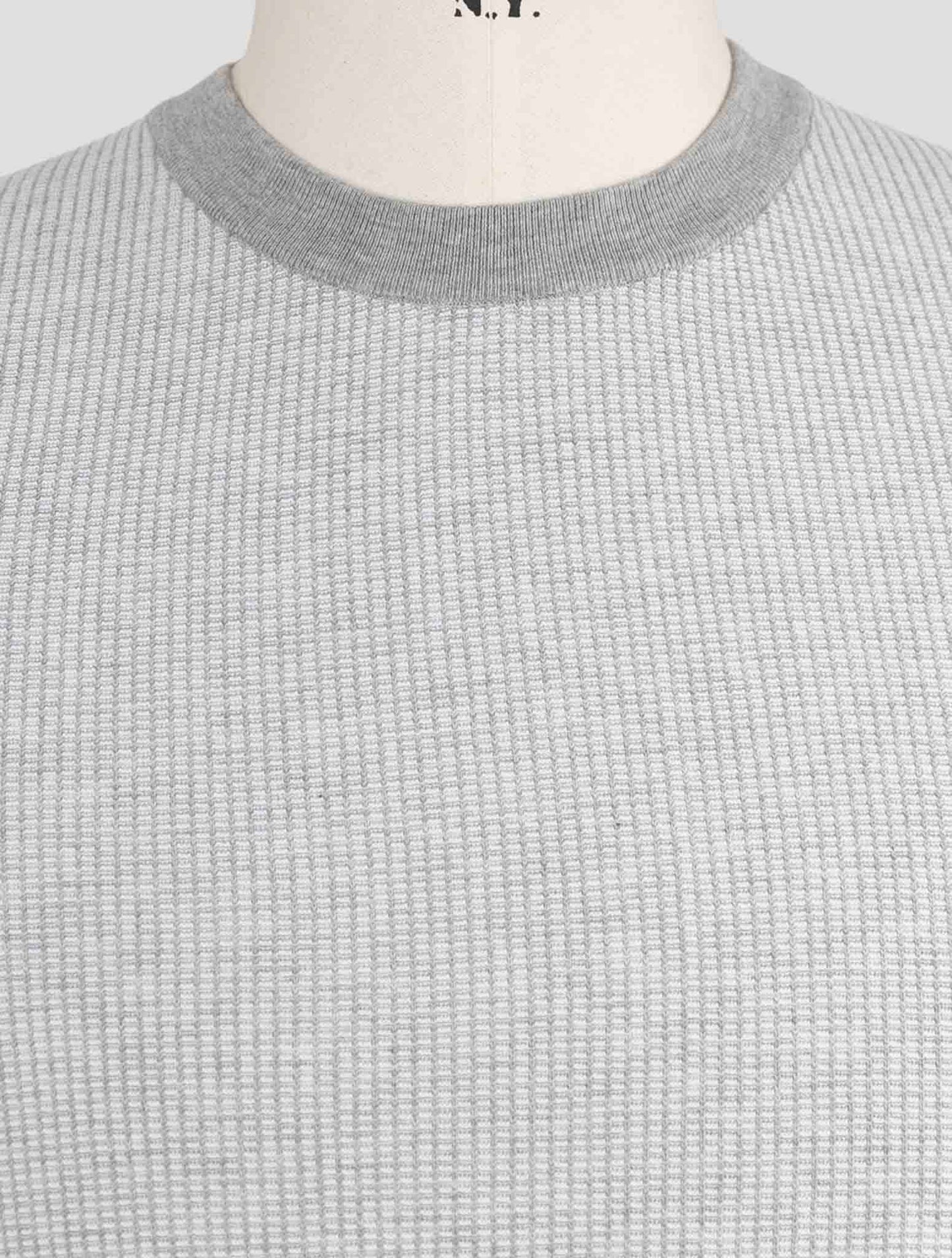 Kiton Gray Cotton T-Shirt