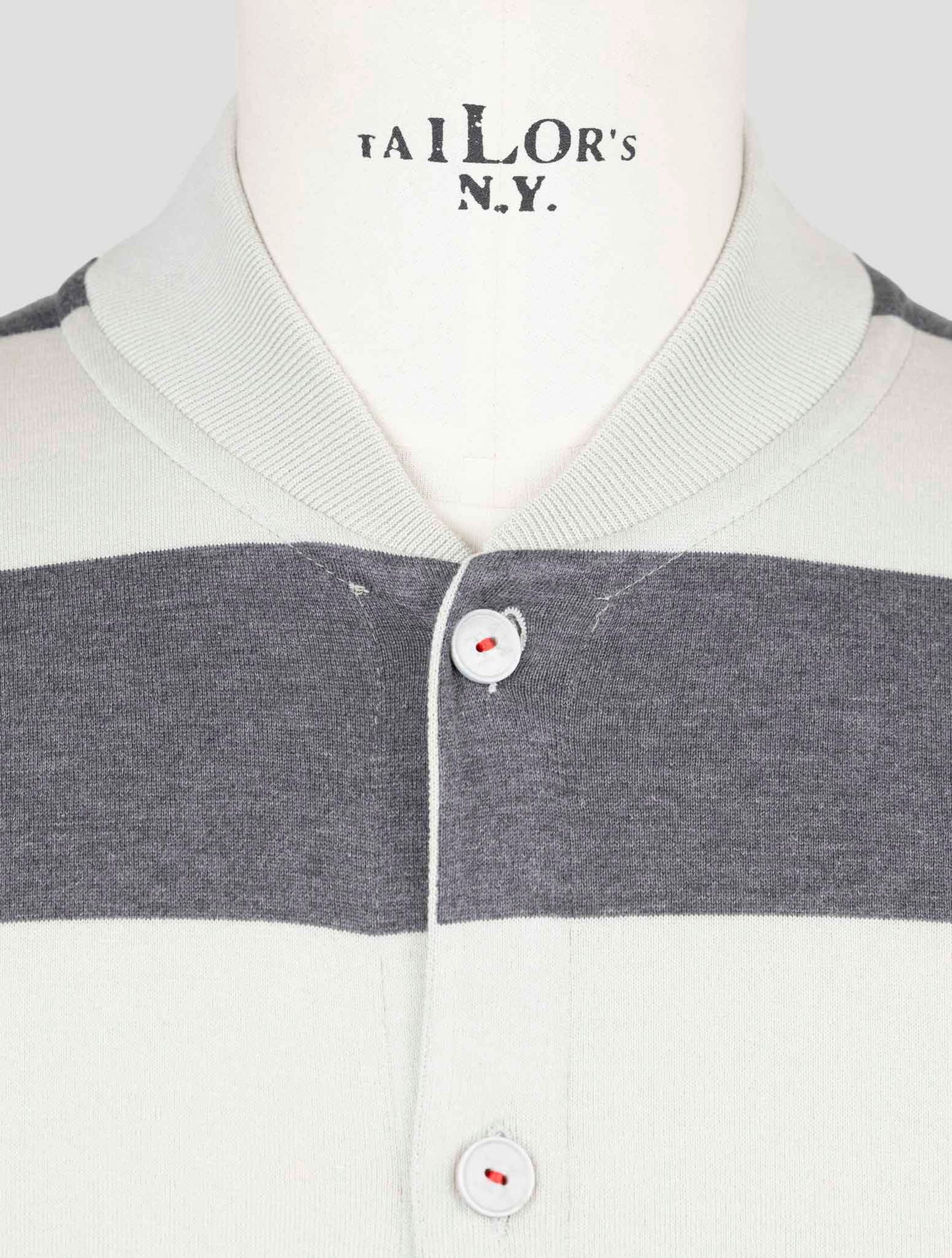 Kiton Gray Beige Cotton Sweater Gilet Cardigan