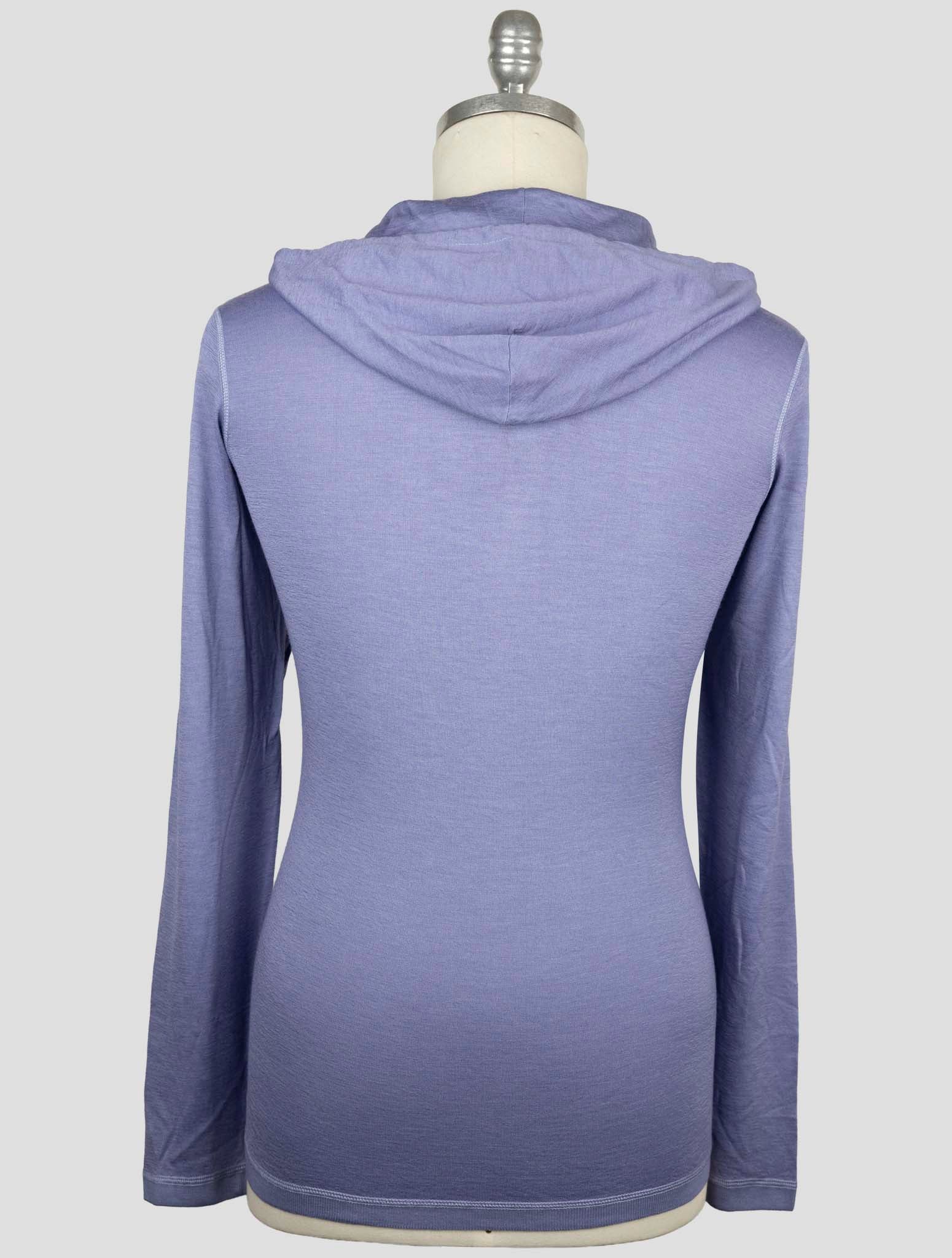 Kiton Light Blue Cashmere Silk Sweater Polo