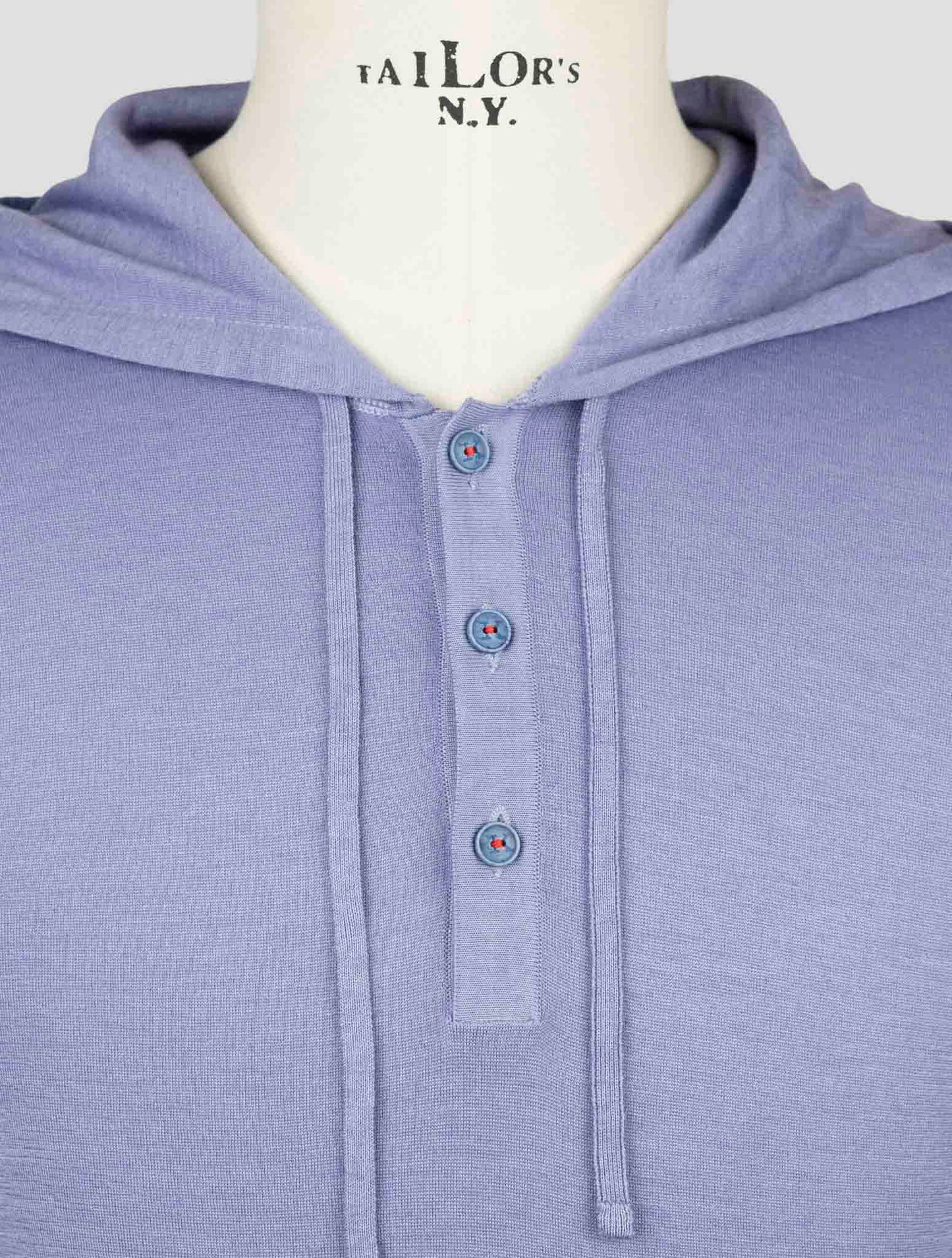 Kiton Light Blue Cashmere Silk Sweater Polo