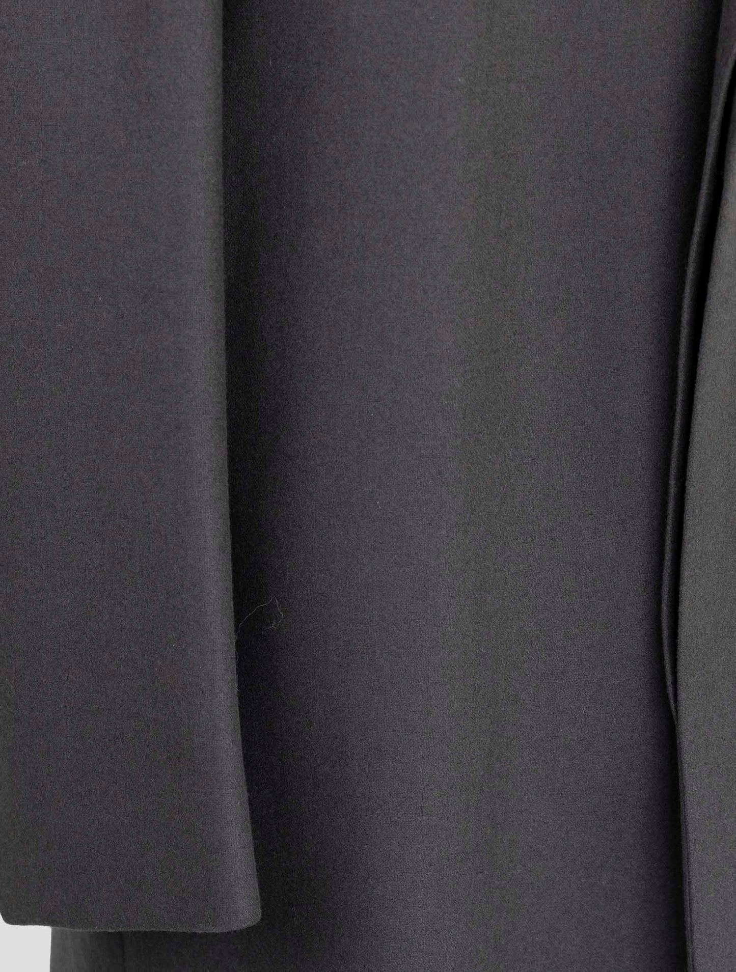 Kiton Knt Dark Gray Virgin Wool 14 Micron Overcoat